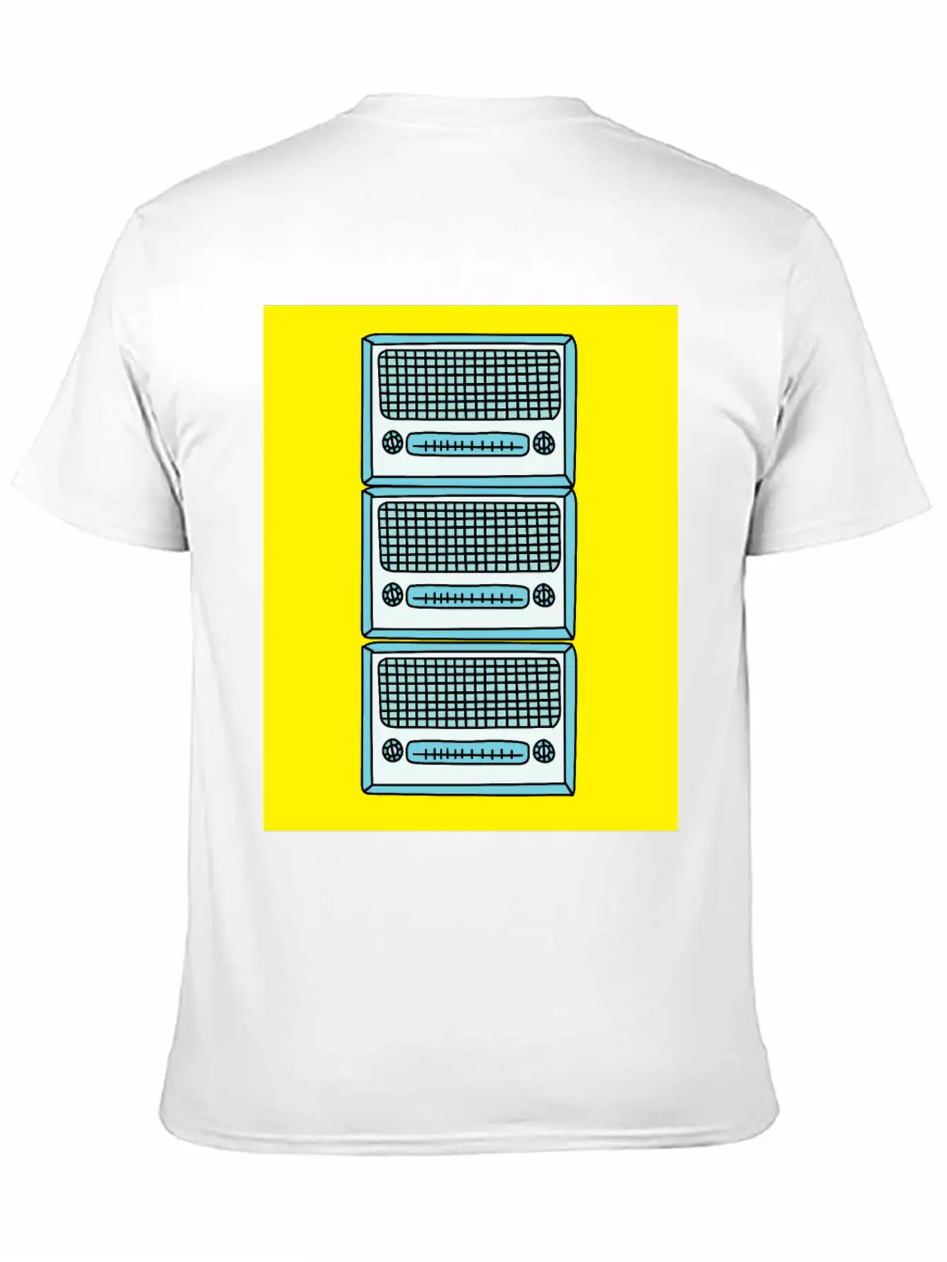 Old Colorful Stylish Retro Music Radios Unisex Casual T-Shirt – Clean Design For Daily Comfort