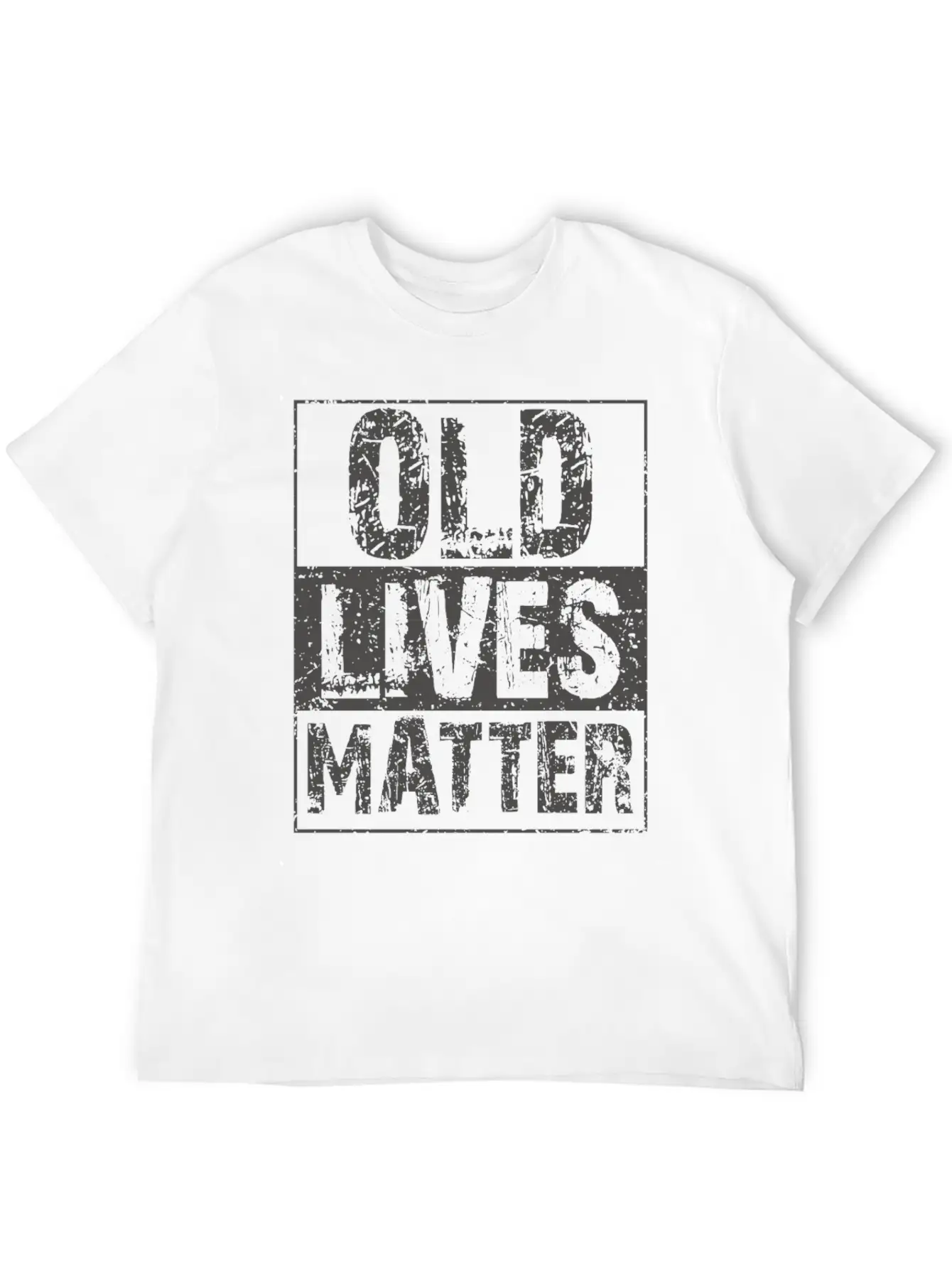 Old Lives Matter - Birthday Saying 40th 50th 60th Basic Graphic T-Shirt – Daily Comfort In Soft Cotton
