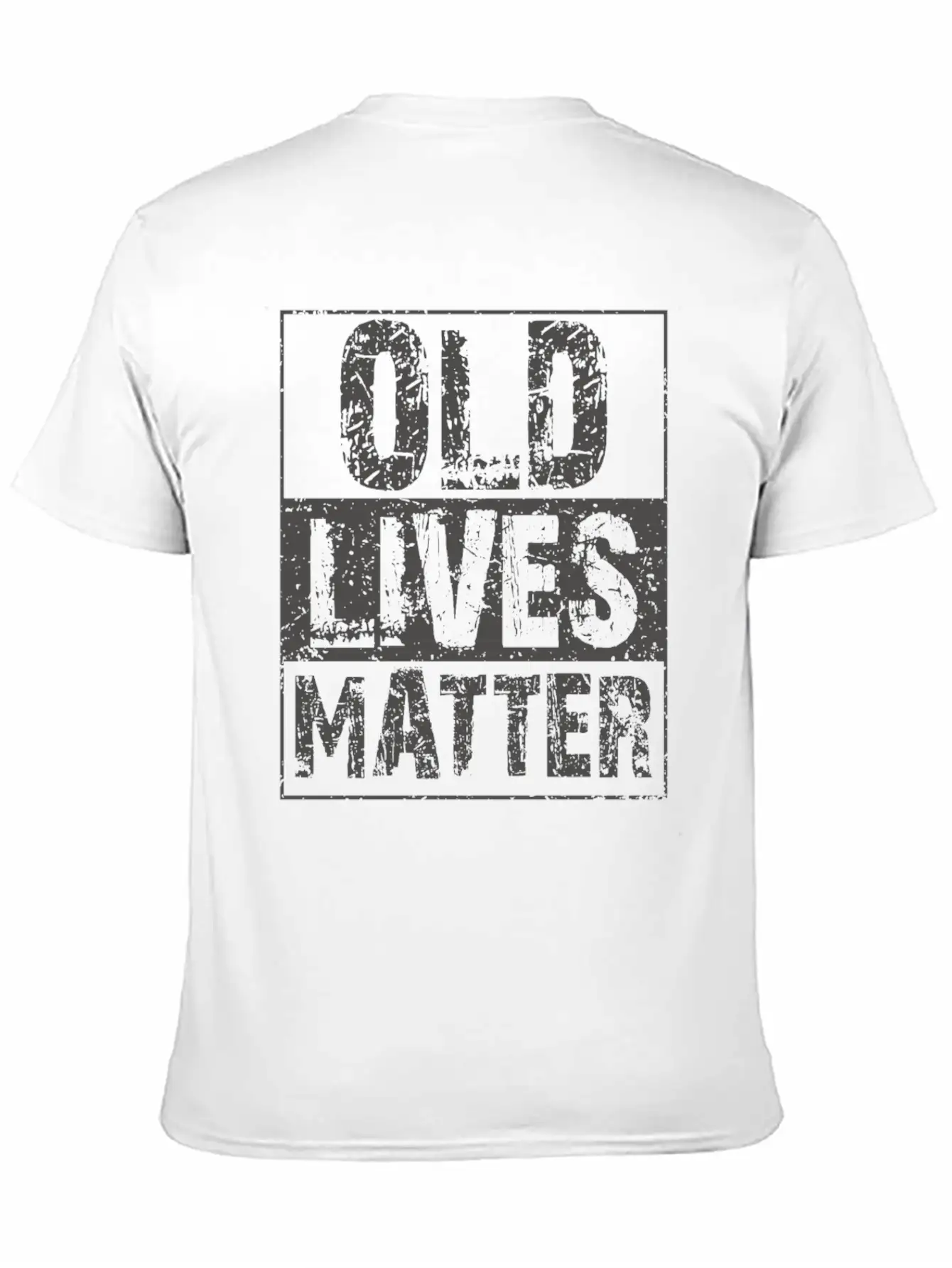 Old Lives Matter - Birthday Saying 40th 50th 60th Basic Graphic T-Shirt – Daily Comfort In Soft Cotton