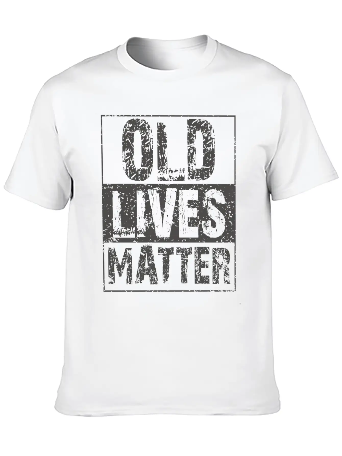 Old Lives Matter - Birthday Saying 40th 50th 60th Basic Graphic T-Shirt – Daily Comfort In Soft Cotton