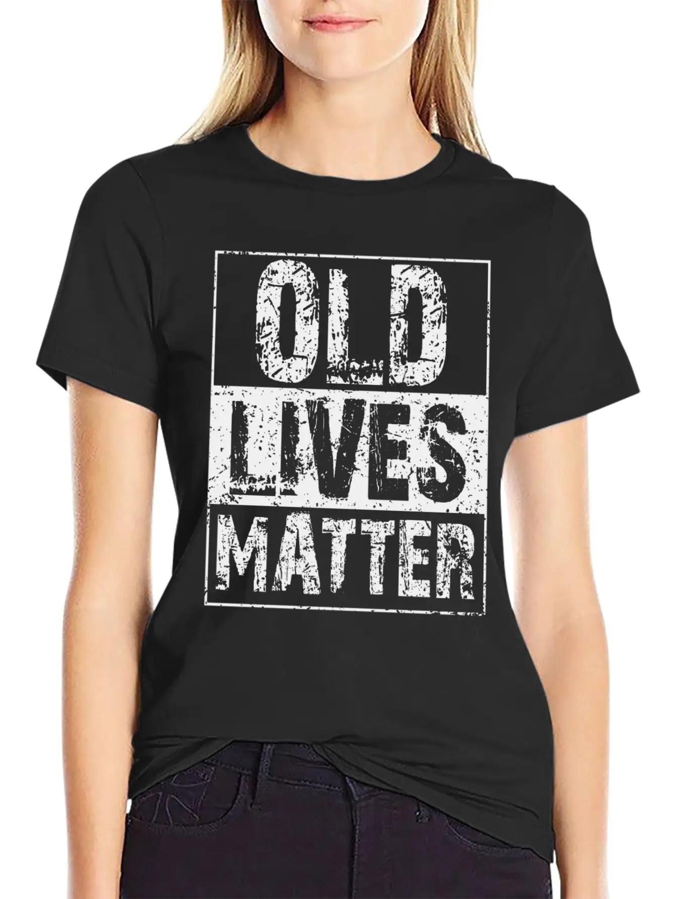 Old Lives Matter - Birthday Saying 40th 50th 60th Basic Graphic T-Shirt – Daily Comfort In Soft Cotton