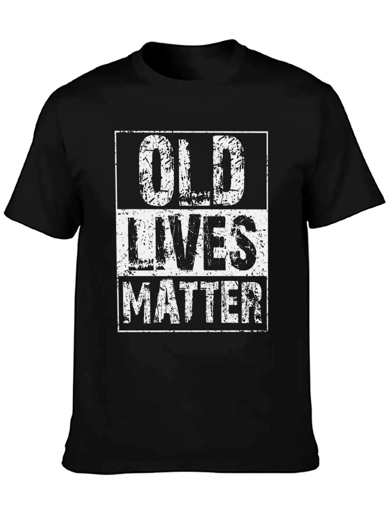 Old Lives Matter - Birthday Saying 40th 50th 60th Basic Graphic T-Shirt – Daily Comfort In Soft Cotton