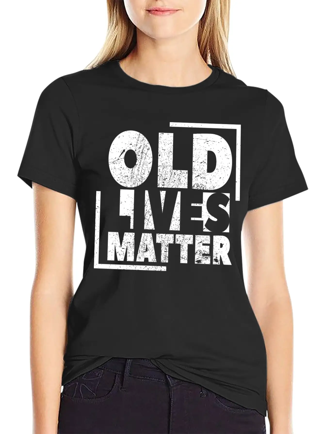 Old Lives Matter - Grandpa Grandma Old Pension Lightweight Cotton T-Shirt – Daily Comfort Graphic Shirt