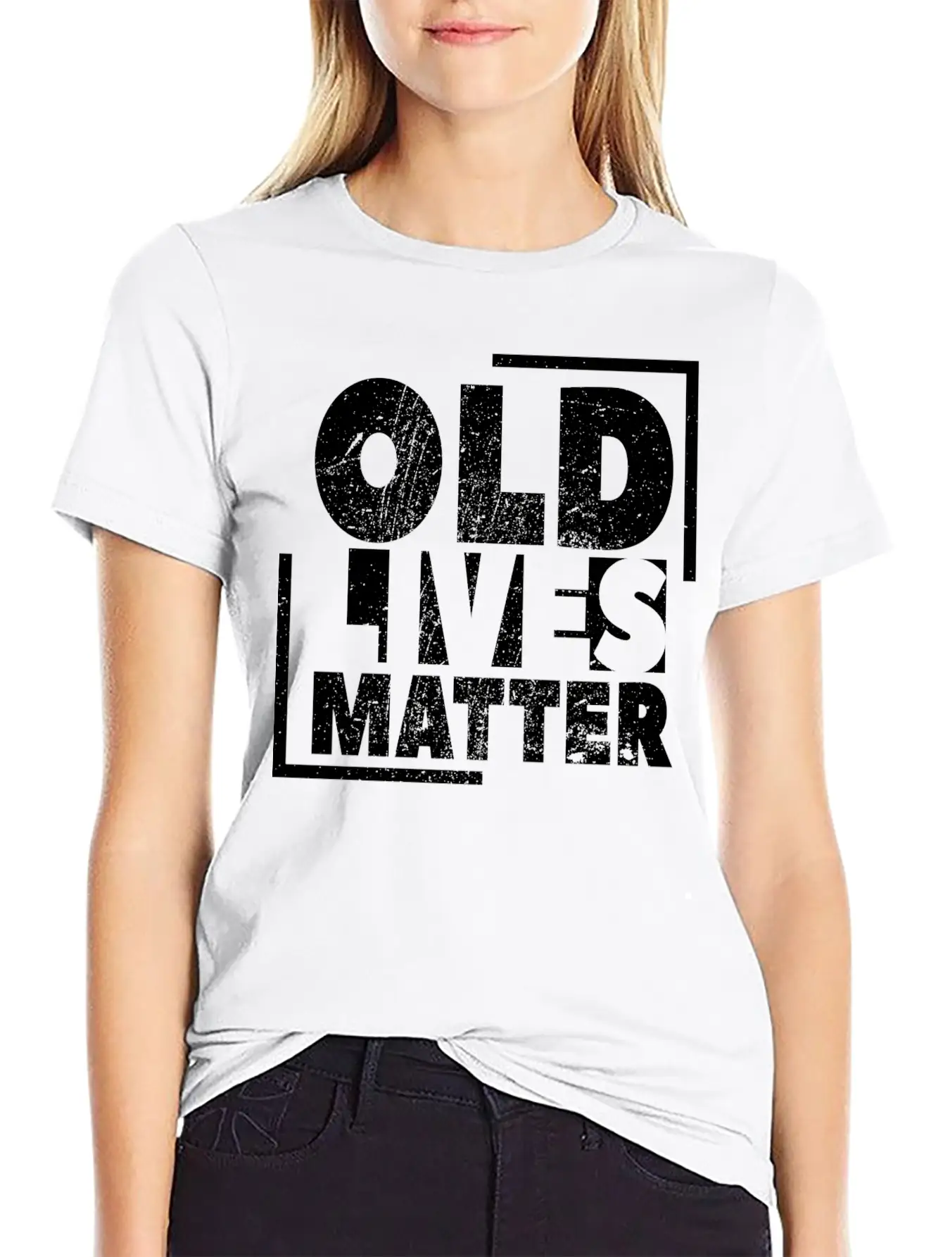 Old Lives Matter - Grandpa Grandma Old Pension Lightweight Cotton T-Shirt – Daily Comfort Graphic Shirt