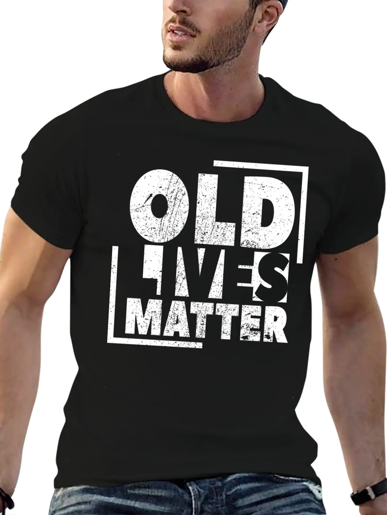 Old Lives Matter - Grandpa Grandma Old Pension Lightweight Cotton T-Shirt – Daily Comfort Graphic Shirt