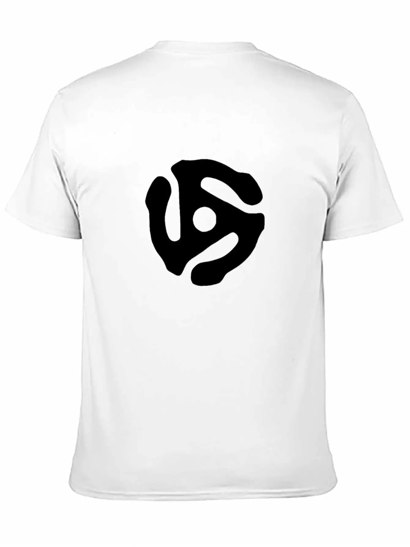 Old School 45 Record Adapter Plastic Music Fan Lightweight Cotton T-Shirt – Daily Comfort Graphic Shirt
