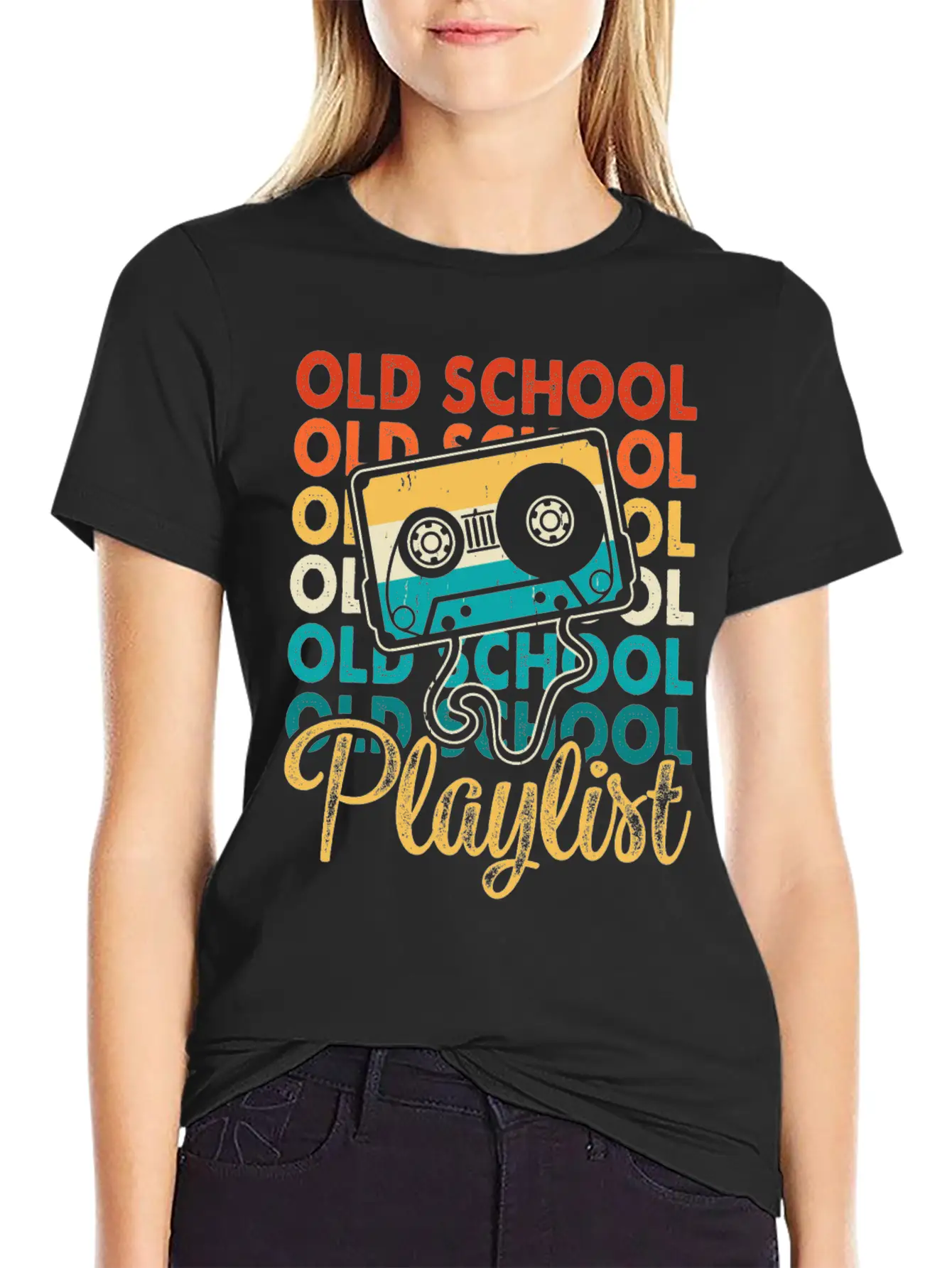 Old School Playlist 18 Soft Cotton Short Sleeve Tee – Unisex Wardrobe Staple