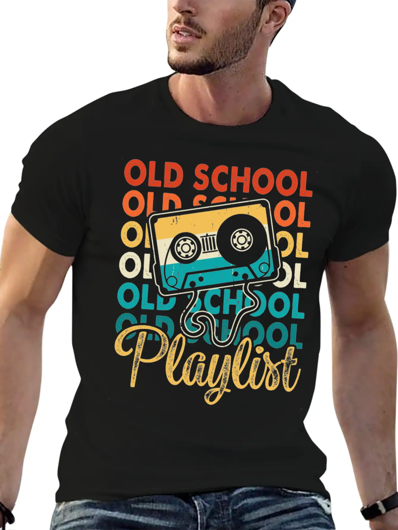 Old School Playlist 18 Soft Cotton Short Sleeve Tee – Unisex Wardrobe Staple