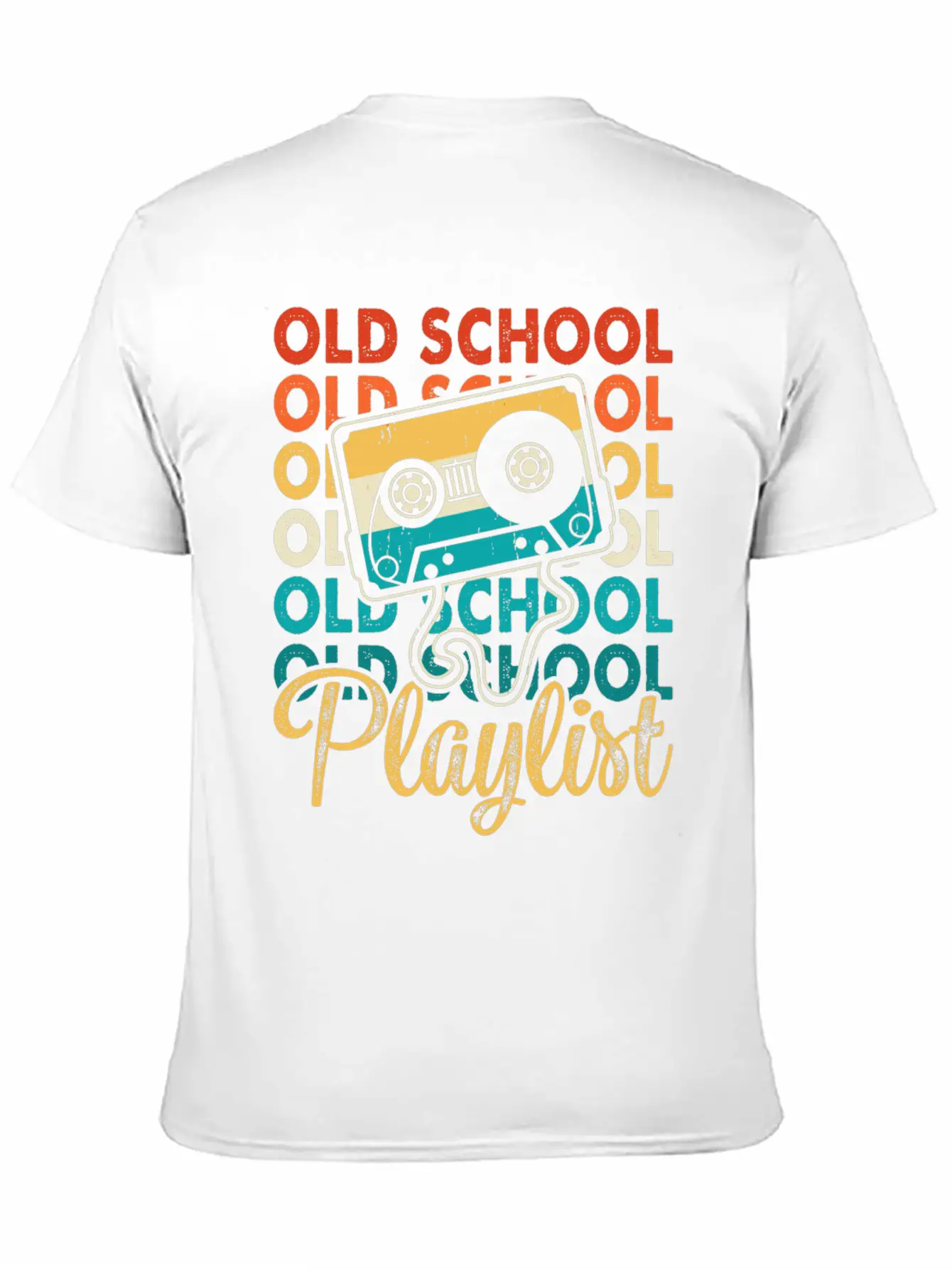 Old School Playlist 18 Soft Cotton Short Sleeve Tee – Unisex Wardrobe Staple