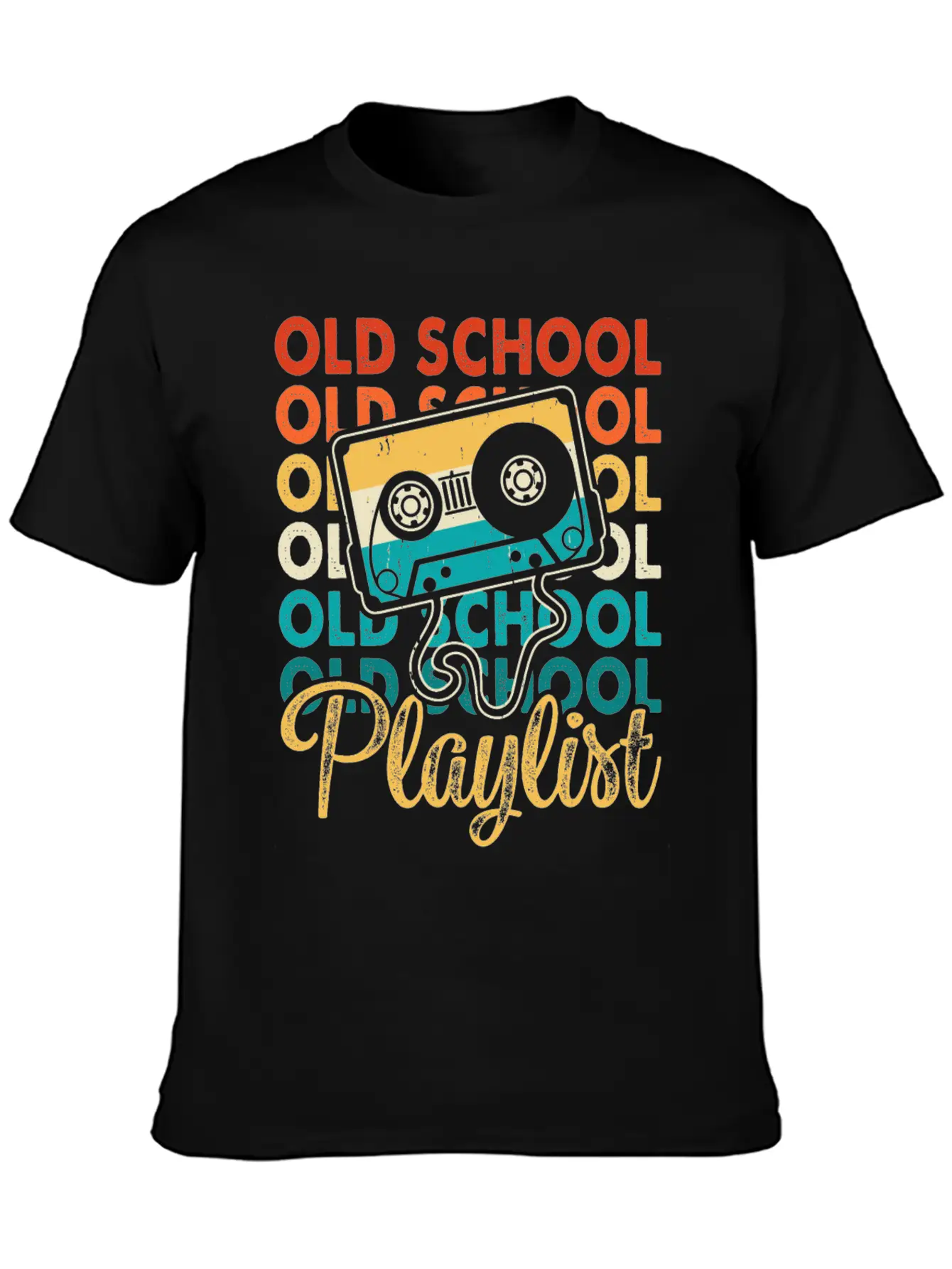 Old School Playlist 18 Soft Cotton Short Sleeve Tee – Unisex Wardrobe Staple
