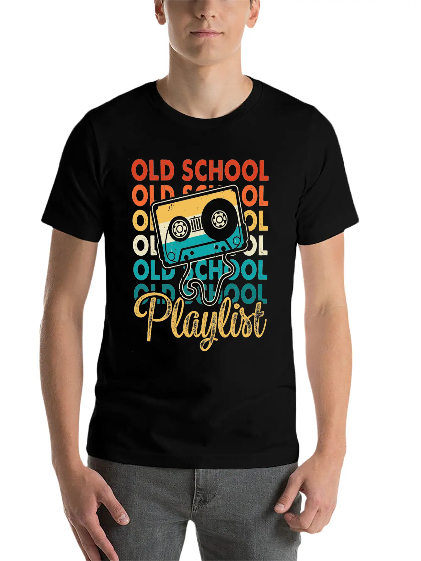 Old School Playlist 18 Soft Cotton Short Sleeve Tee – Unisex Wardrobe Staple
