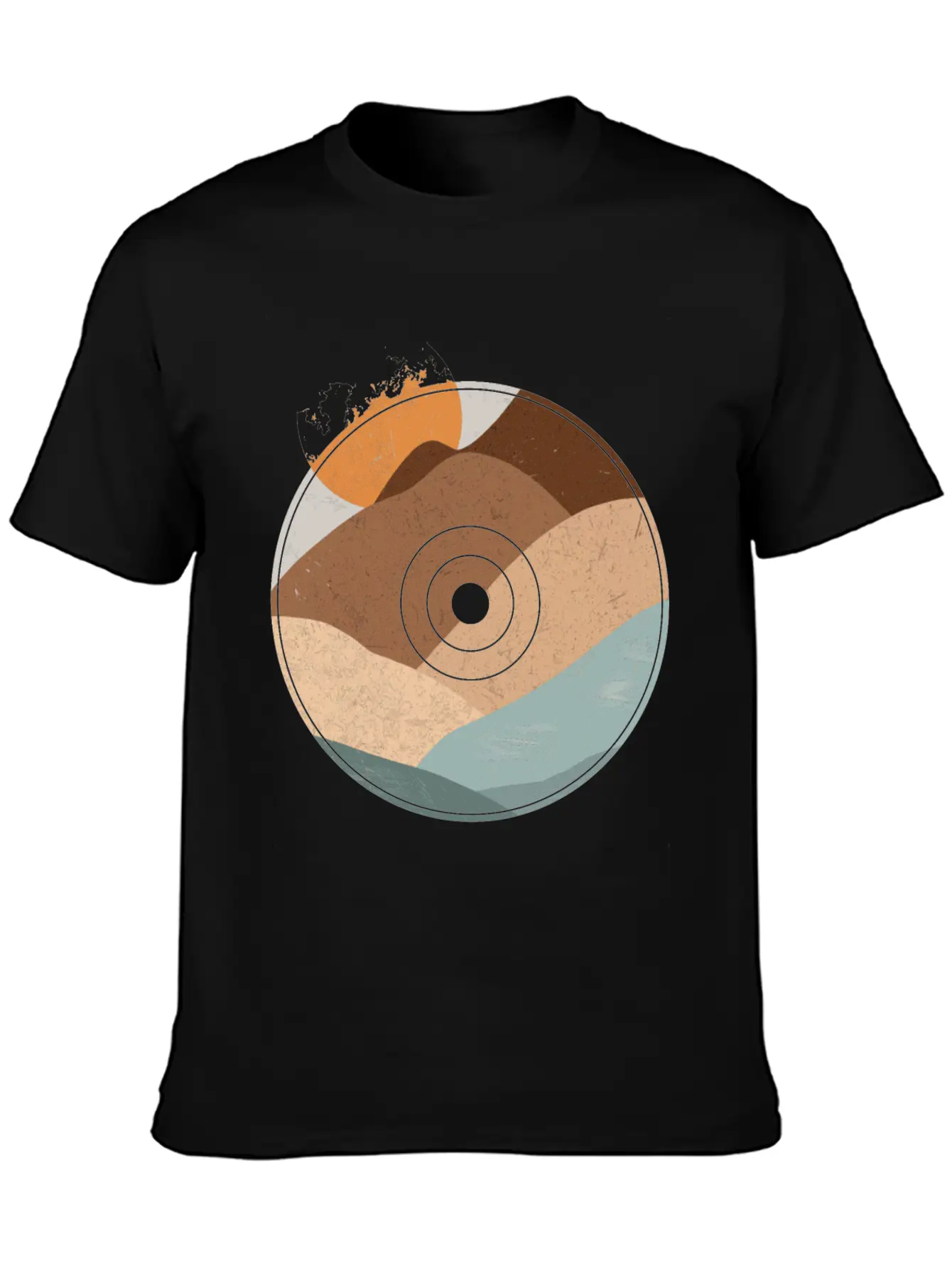 Old Sound Recordings Or Old Vinyl Records Lightweight Cotton T-Shirt – Daily Comfort Graphic Shirt