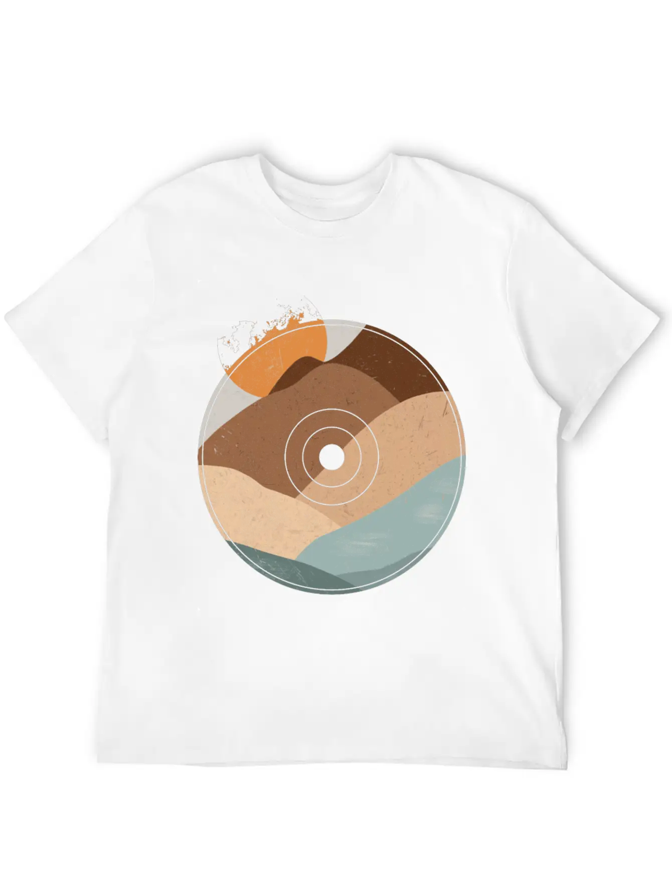 Old Sound Recordings Or Old Vinyl Records Lightweight Cotton T-Shirt – Daily Comfort Graphic Shirt