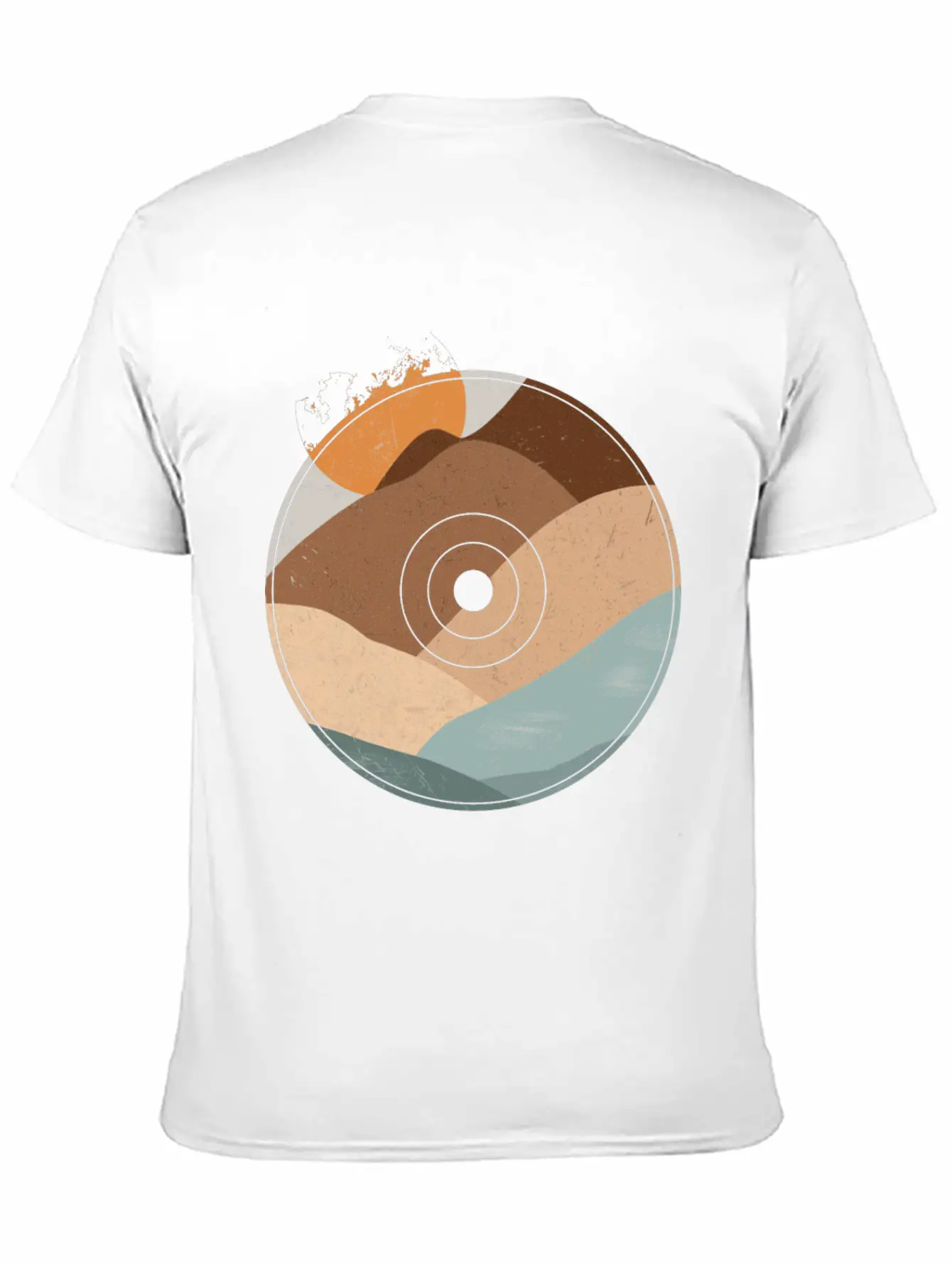Old Sound Recordings Or Old Vinyl Records Lightweight Cotton T-Shirt – Daily Comfort Graphic Shirt
