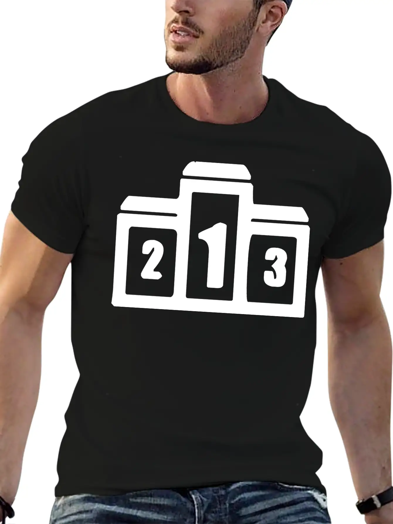 Olympic Stage Modern Fit Casual T-Shirt – Clean And Versatile Design