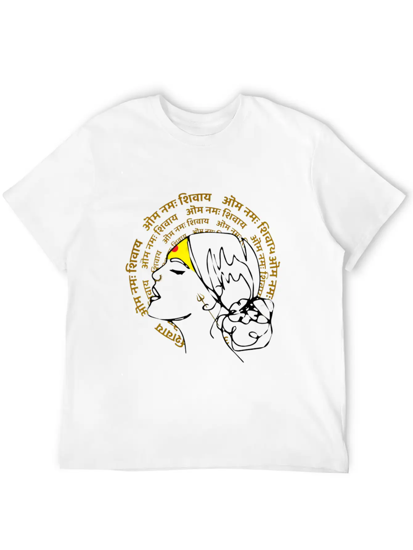 Om Namah Shivay Basic Graphic T-Shirt – Daily Comfort In Soft Cotton