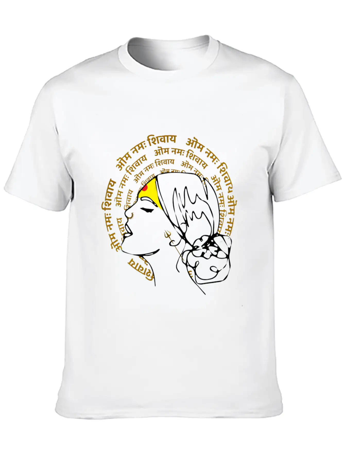 Om Namah Shivay Basic Graphic T-Shirt – Daily Comfort In Soft Cotton