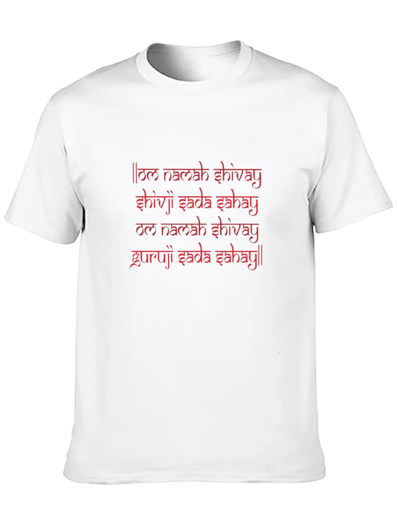 OM NAMAH SHIVAY Relaxed Everyday Tee – Lightweight And Durable Cotton