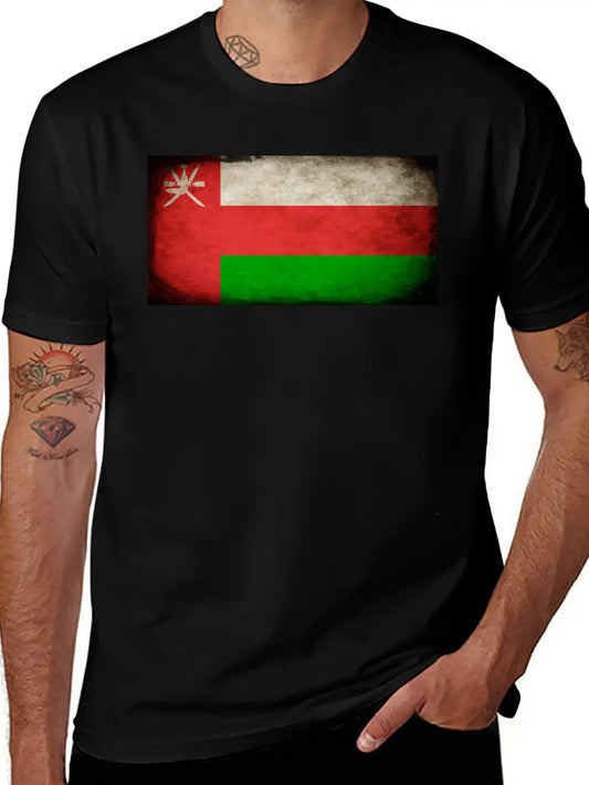 Oman Flag Lightweight Cotton T-Shirt – Daily Comfort Graphic Shirt