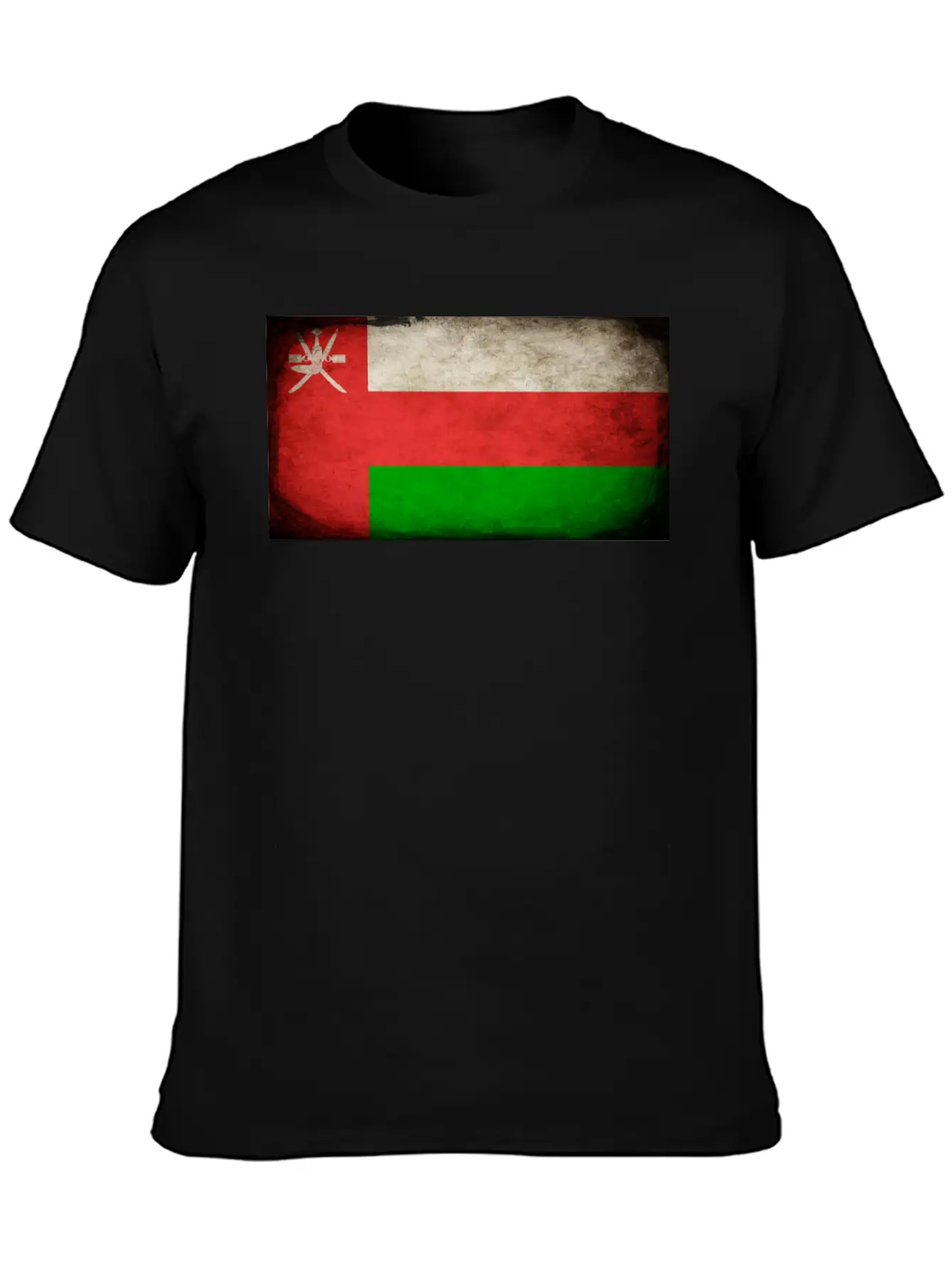 Oman Flag Lightweight Cotton T-Shirt – Daily Comfort Graphic Shirt