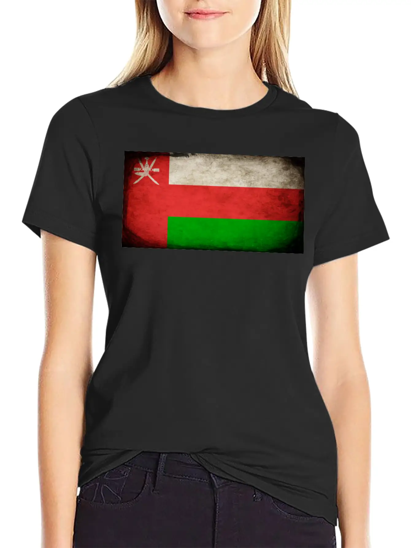 Oman Flag Lightweight Cotton T-Shirt – Daily Comfort Graphic Shirt