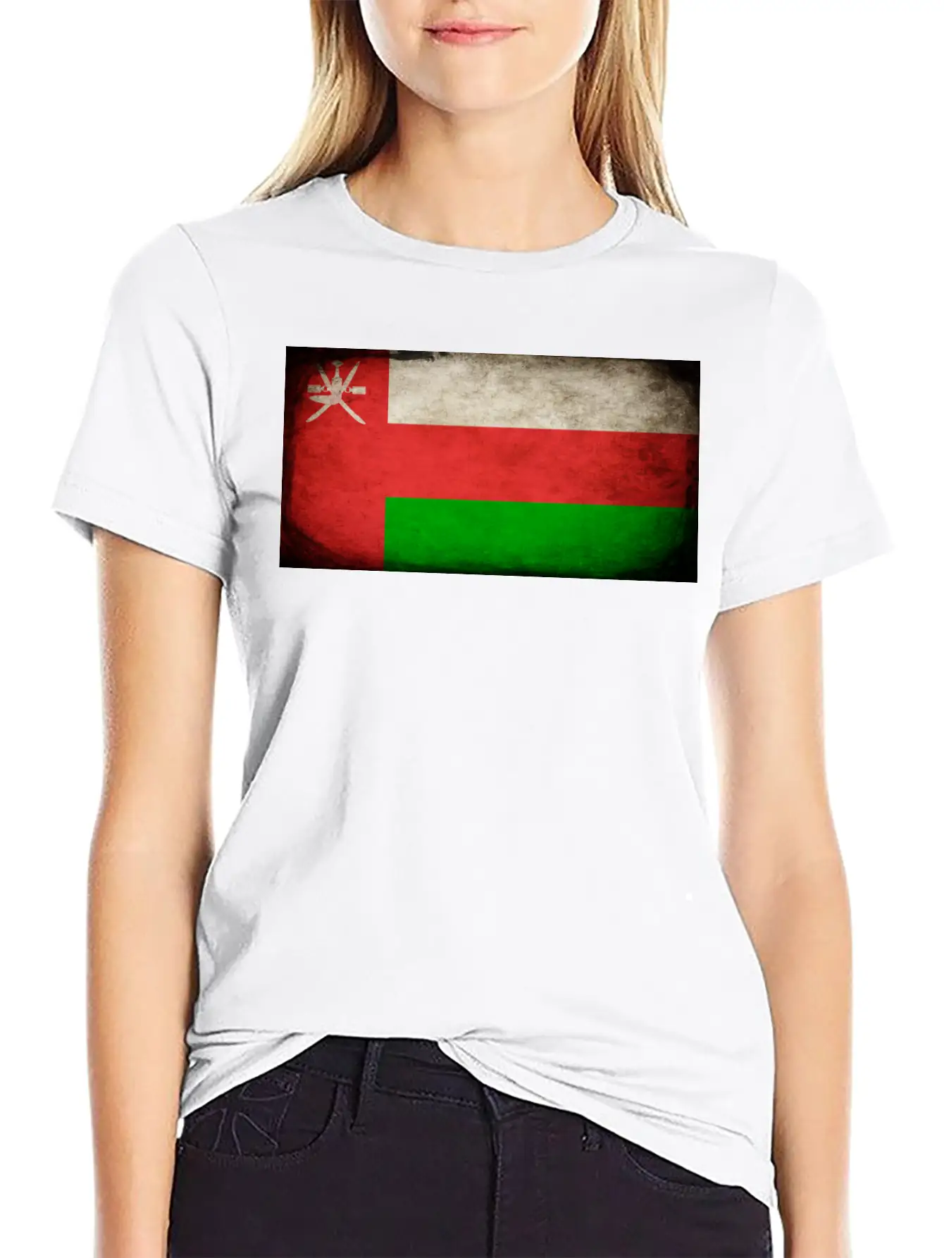 Oman Flag Lightweight Cotton T-Shirt – Daily Comfort Graphic Shirt