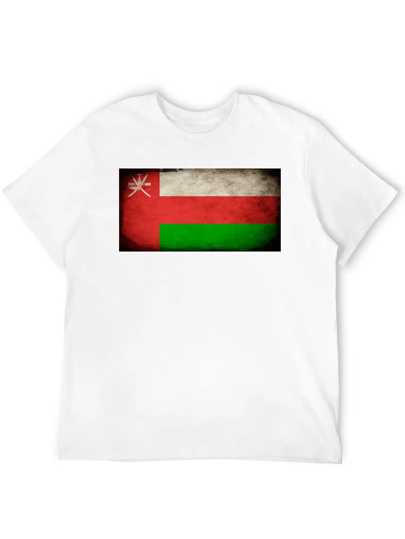 Oman Flag Lightweight Cotton T-Shirt – Daily Comfort Graphic Shirt