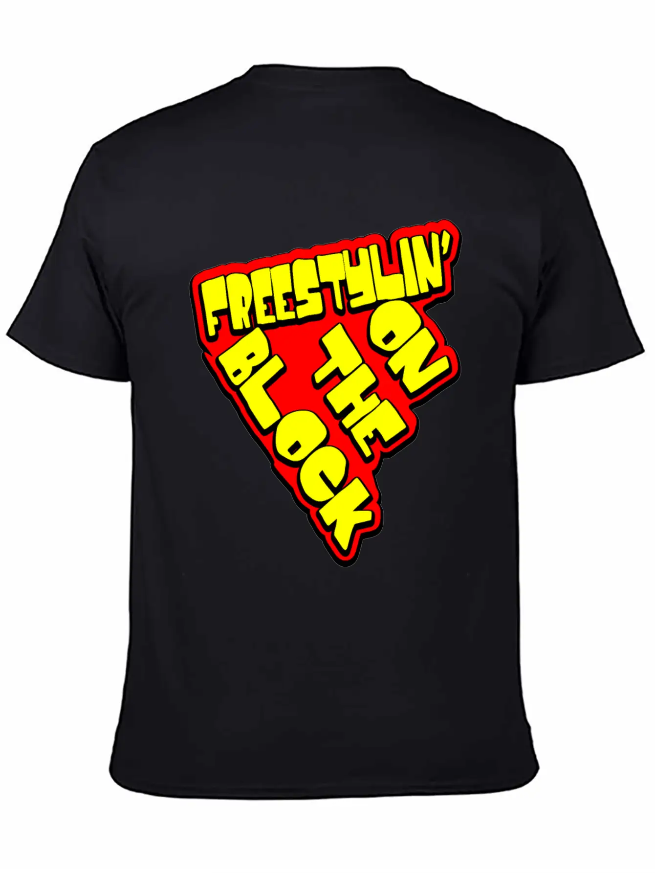 On The Block - Freestyling - Hip Hop Basic Graphic T-Shirt – Daily Comfort In Soft Cotton