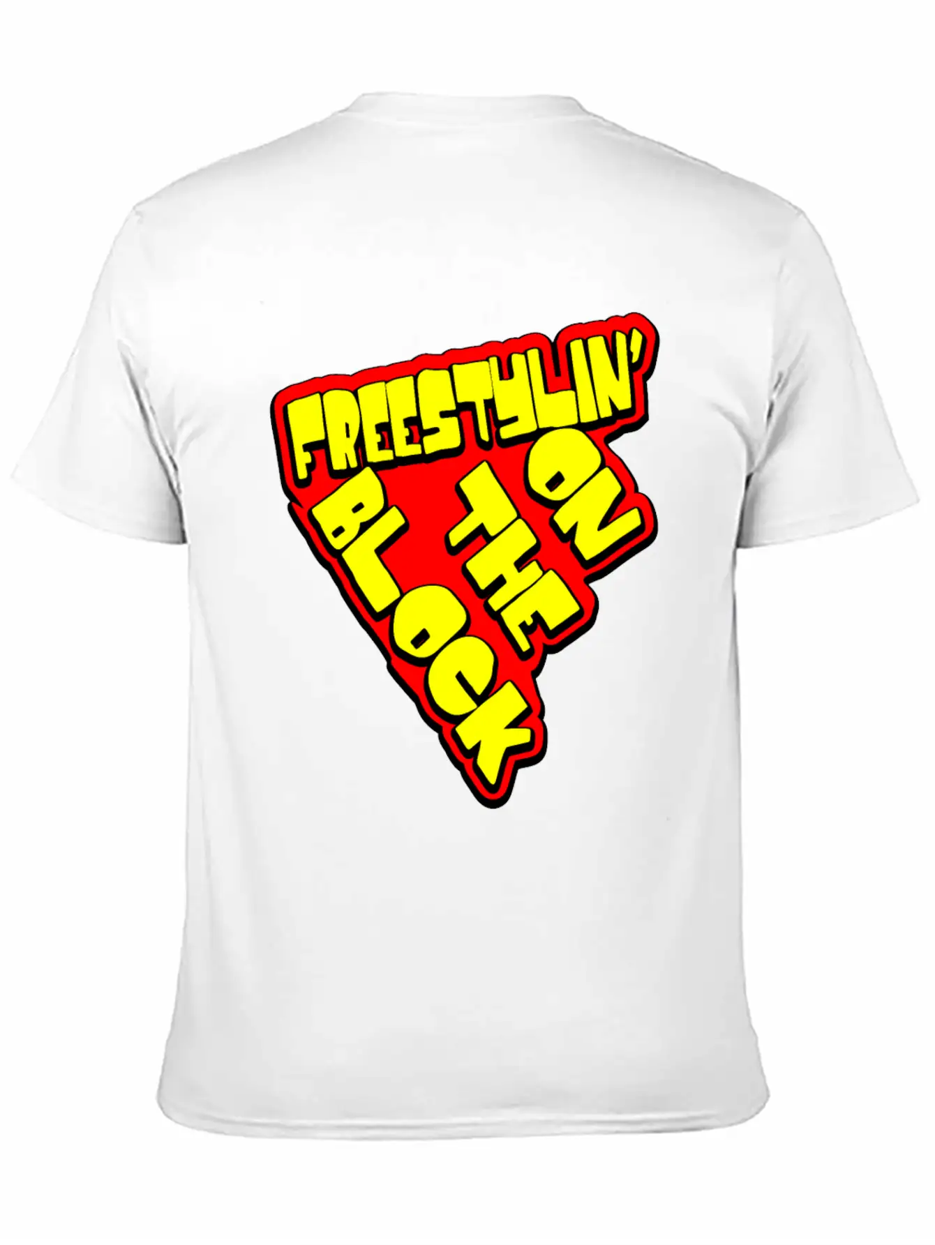 On The Block - Freestyling - Hip Hop Basic Graphic T-Shirt – Daily Comfort In Soft Cotton