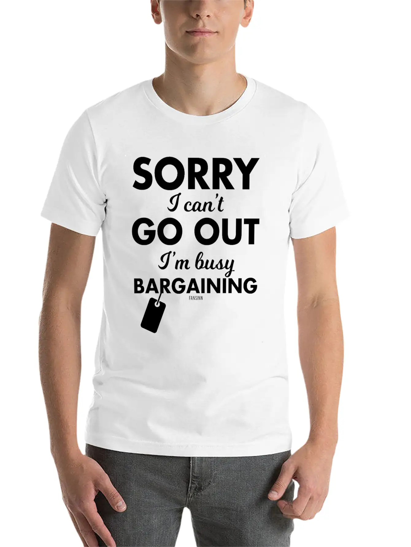 On The Hunt For Bargains Modern Fit Casual T-Shirt ��� Clean And Versatile Design