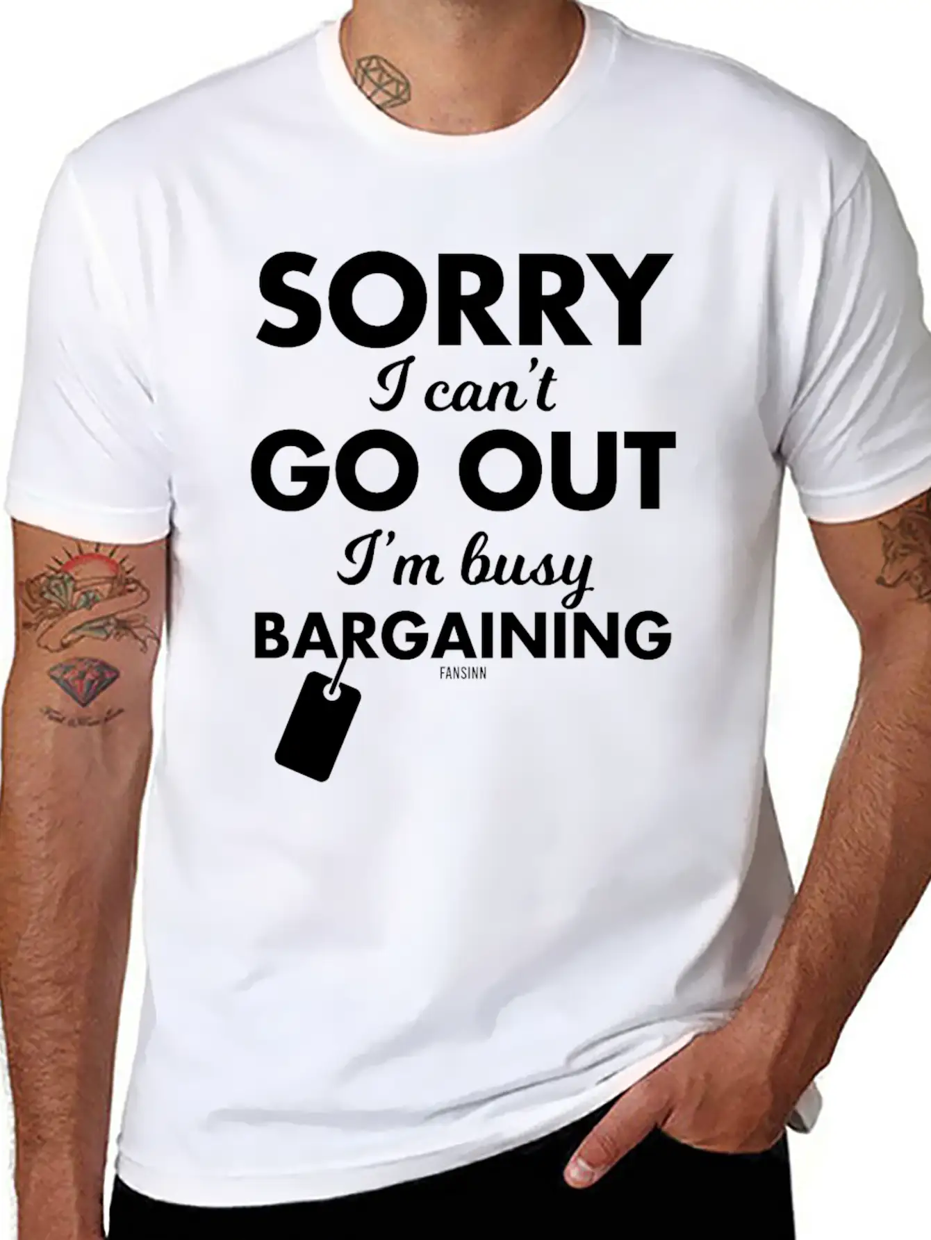 On The Hunt For Bargains Modern Fit Casual T-Shirt ��� Clean And Versatile Design