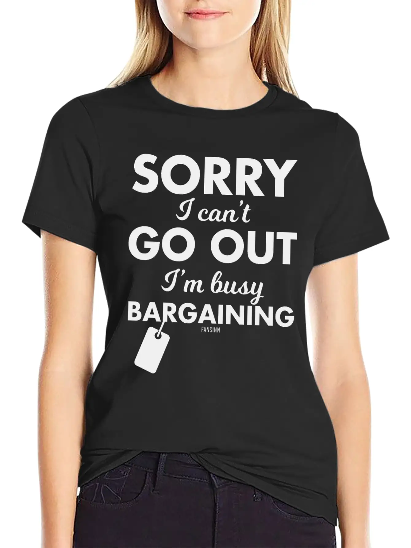 On The Hunt For Bargains Modern Fit Casual T-Shirt ��� Clean And Versatile Design