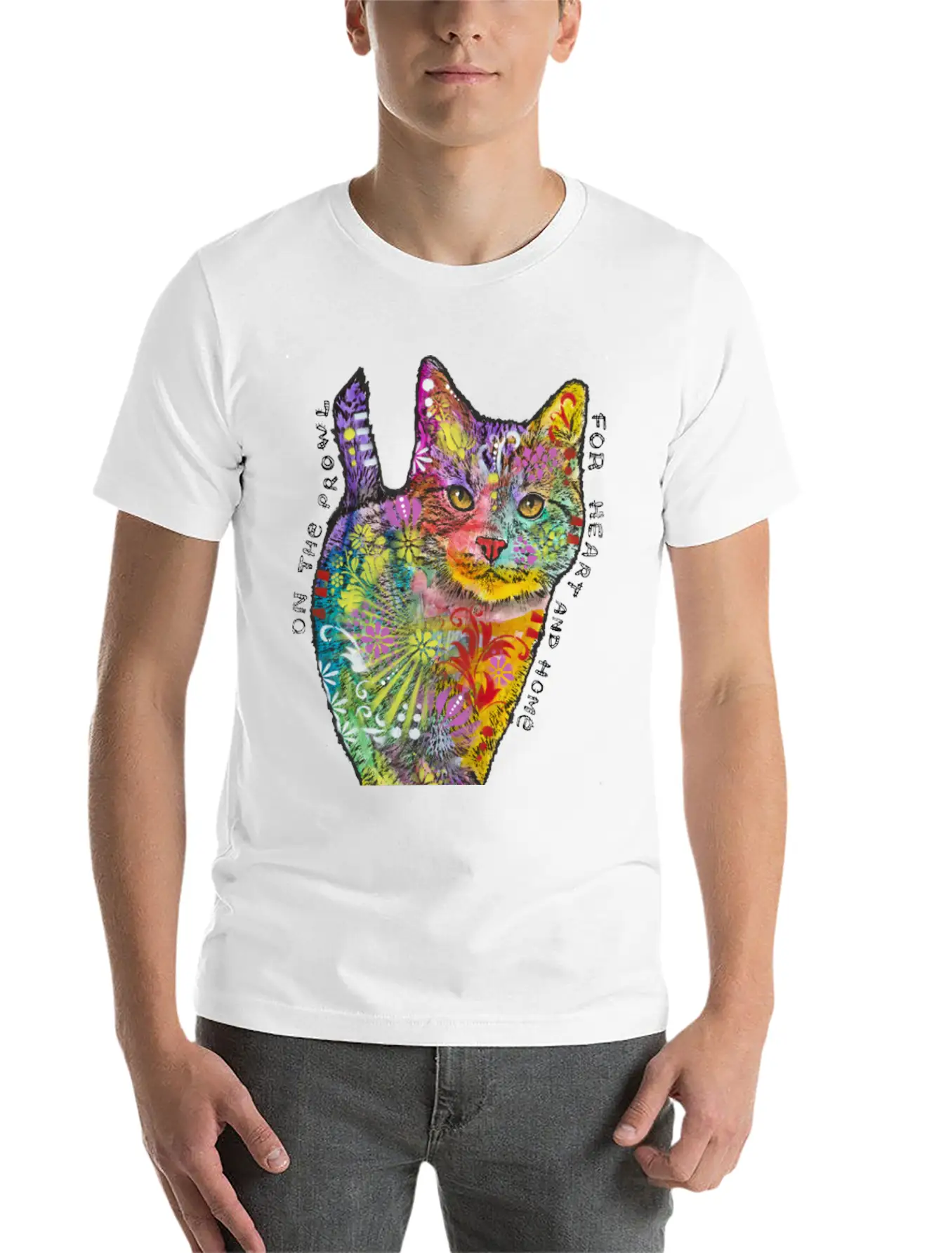 On The Prowl Essential Cotton Tee For Daily Outfits – Unisex Style