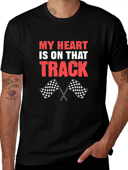 On Track Sports Person Gift Basic Graphic T-Shirt – Daily Comfort In Soft Cotton