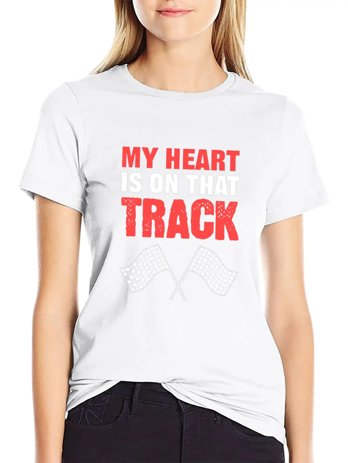 On Track Sports Person Gift Relaxed Everyday Tee – Lightweight And Durable Cotton