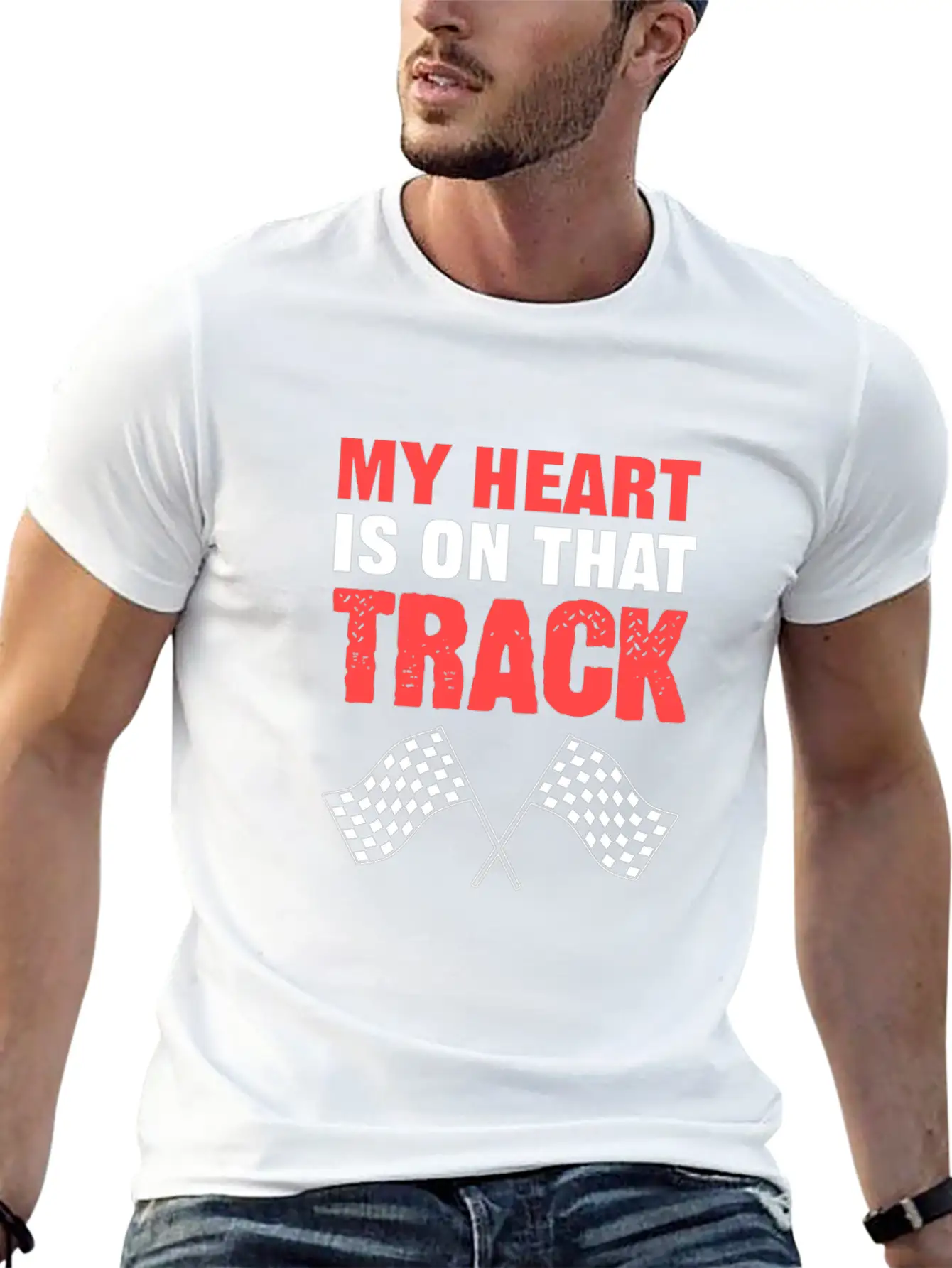 On Track Sports Person Gift Relaxed Everyday Tee – Lightweight And Durable Cotton