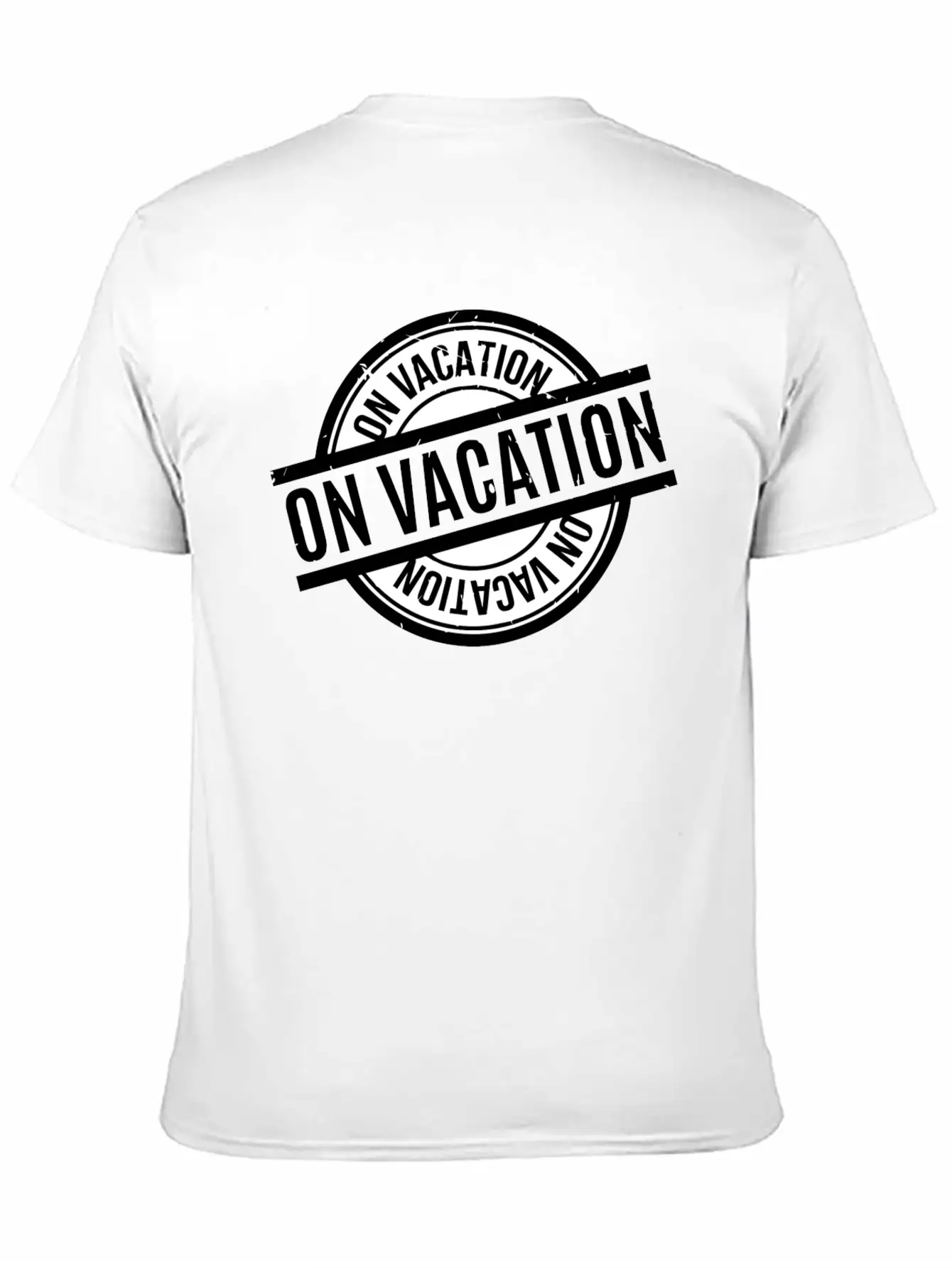 On Vacation Classic Fit Graphic Tee For Daily Comfort – Unisex Cotton Shirt