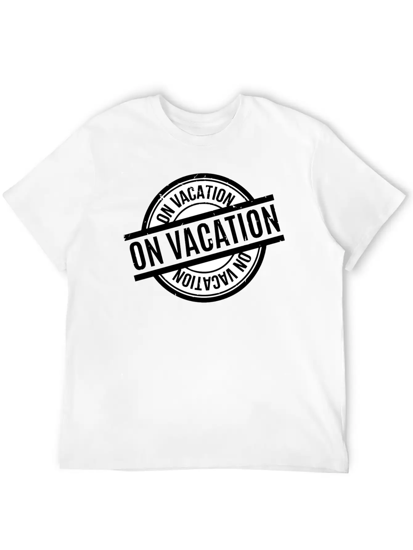 On Vacation Classic Fit Graphic Tee For Daily Comfort – Unisex Cotton Shirt