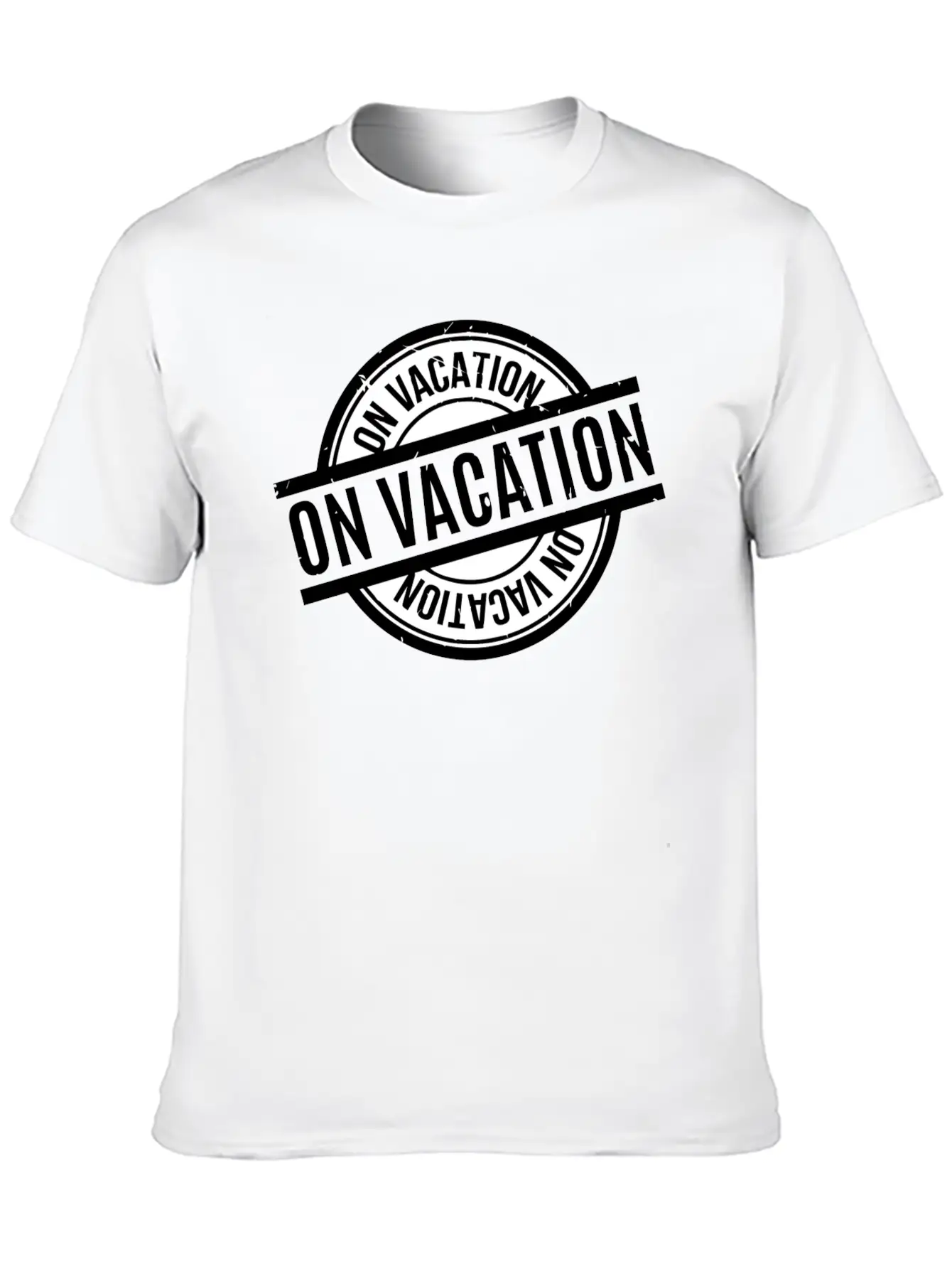On Vacation Classic Fit Graphic Tee For Daily Comfort – Unisex Cotton Shirt