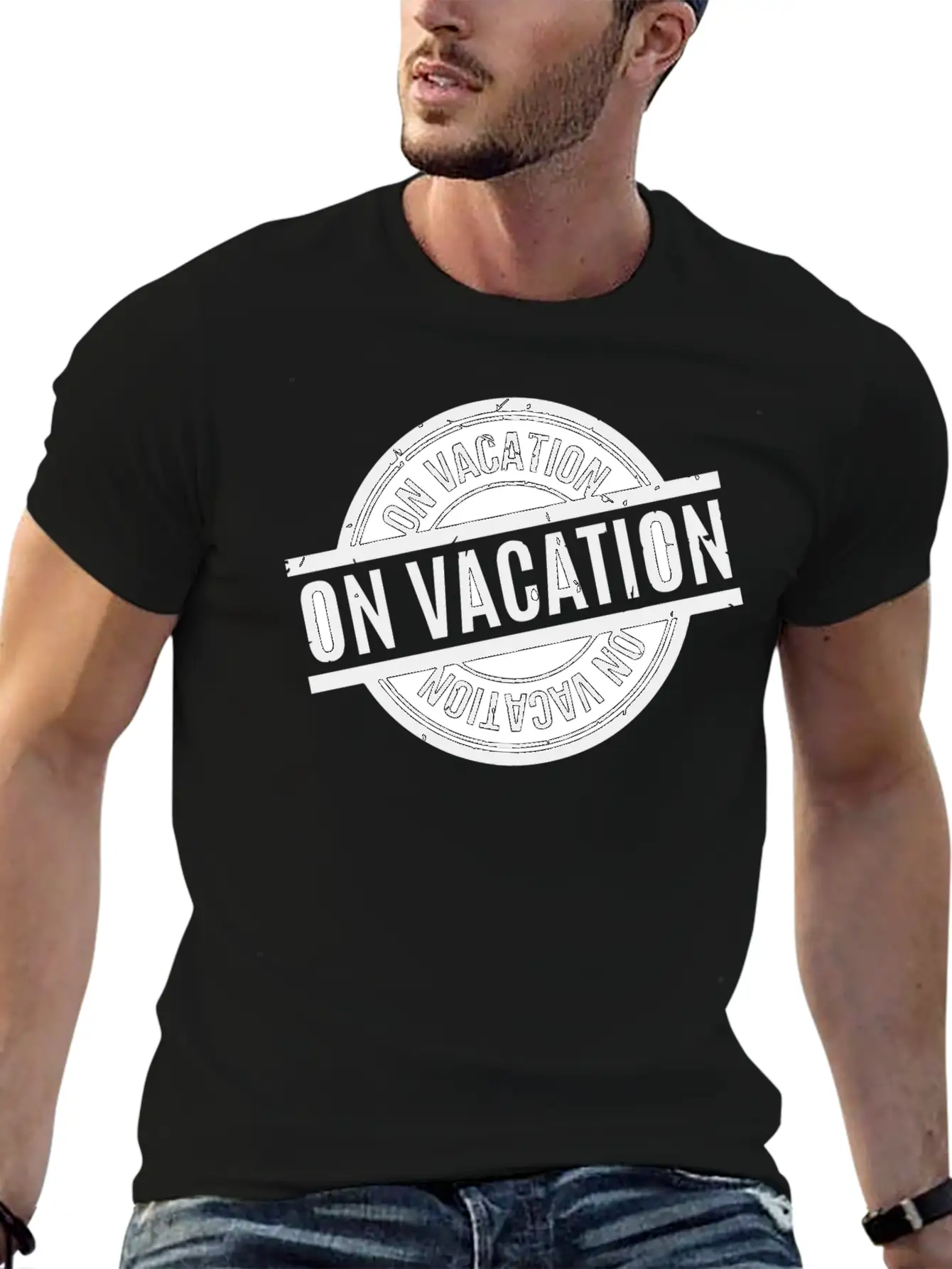 On Vacation Classic Fit Graphic Tee For Daily Comfort – Unisex Cotton Shirt
