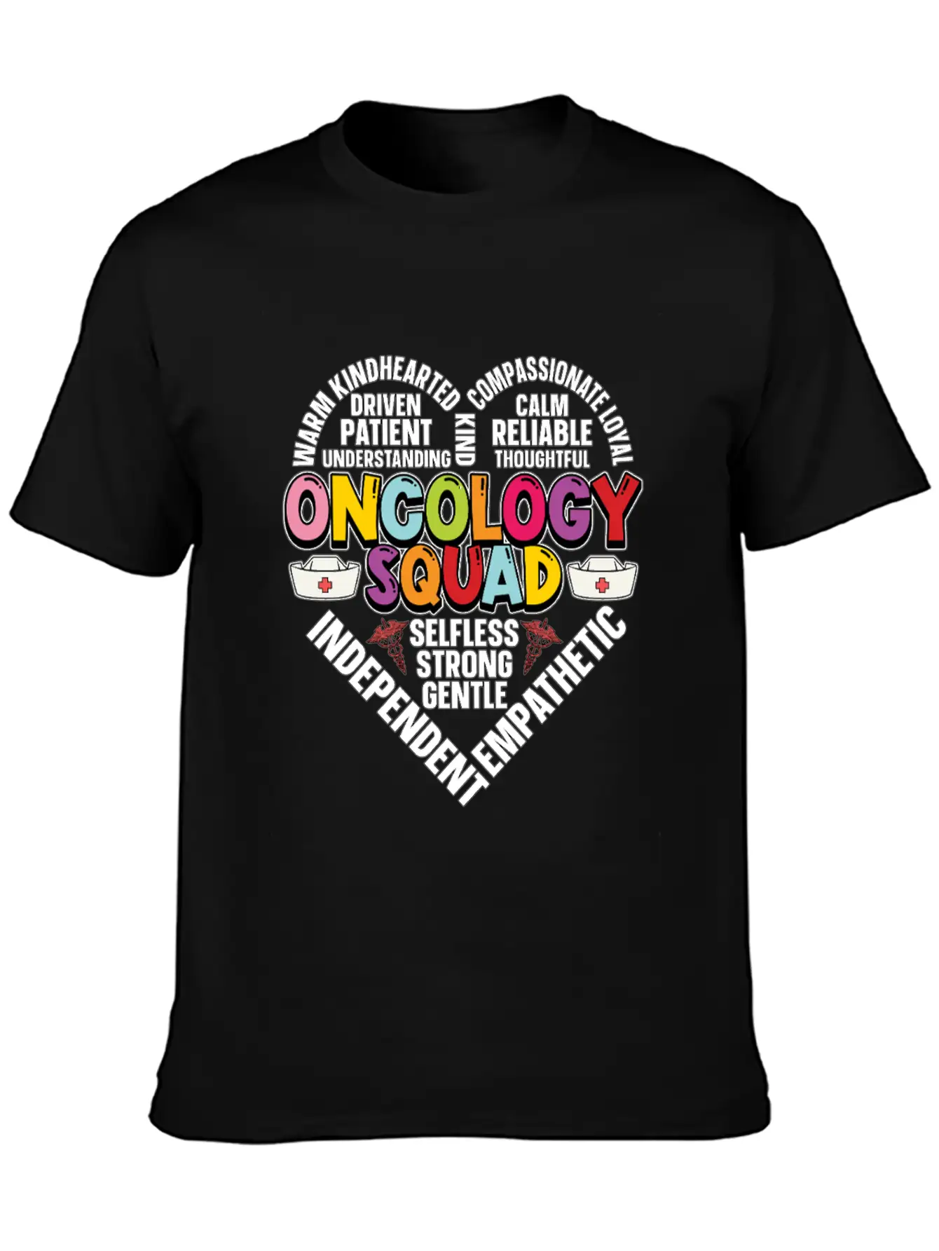 Oncology Squad Hematology Healthcare Oncologist Relaxed Everyday Tee – Lightweight And Durable Cotton