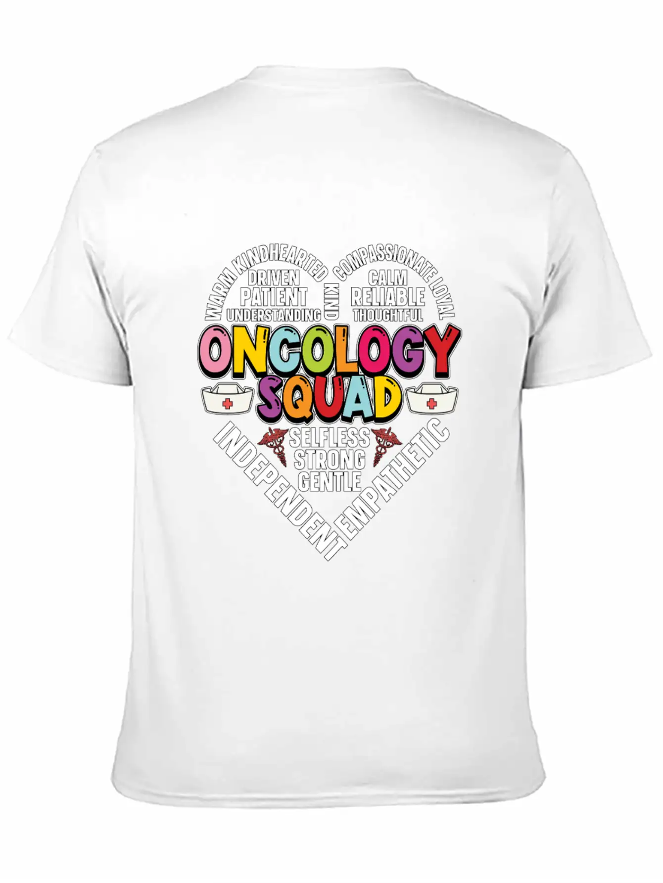 Oncology Squad Hematology Healthcare Oncologist Relaxed Everyday Tee – Lightweight And Durable Cotton