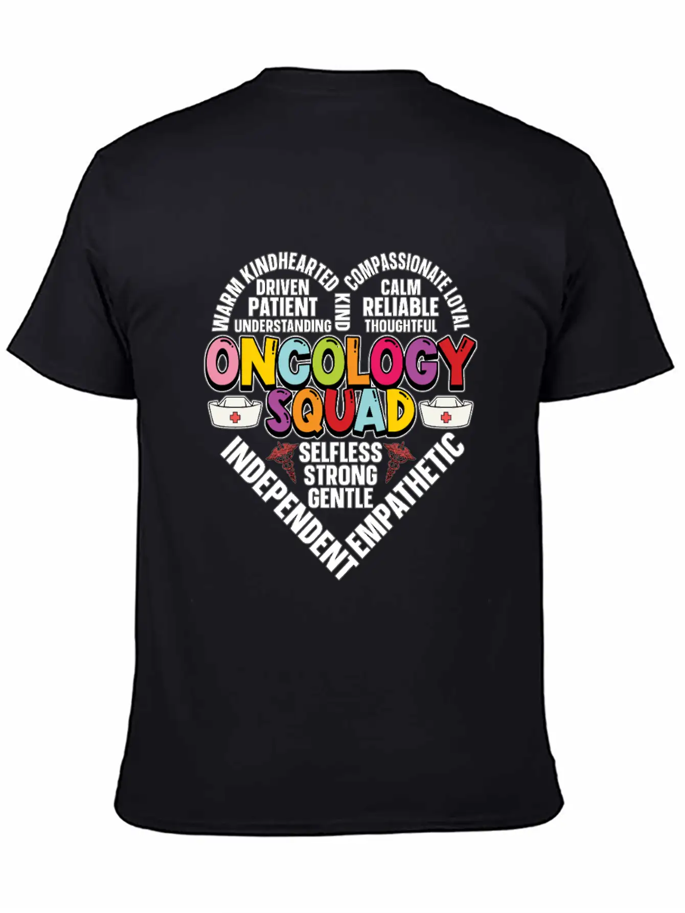 Oncology Squad Hematology Healthcare Oncologist Relaxed Everyday Tee – Lightweight And Durable Cotton