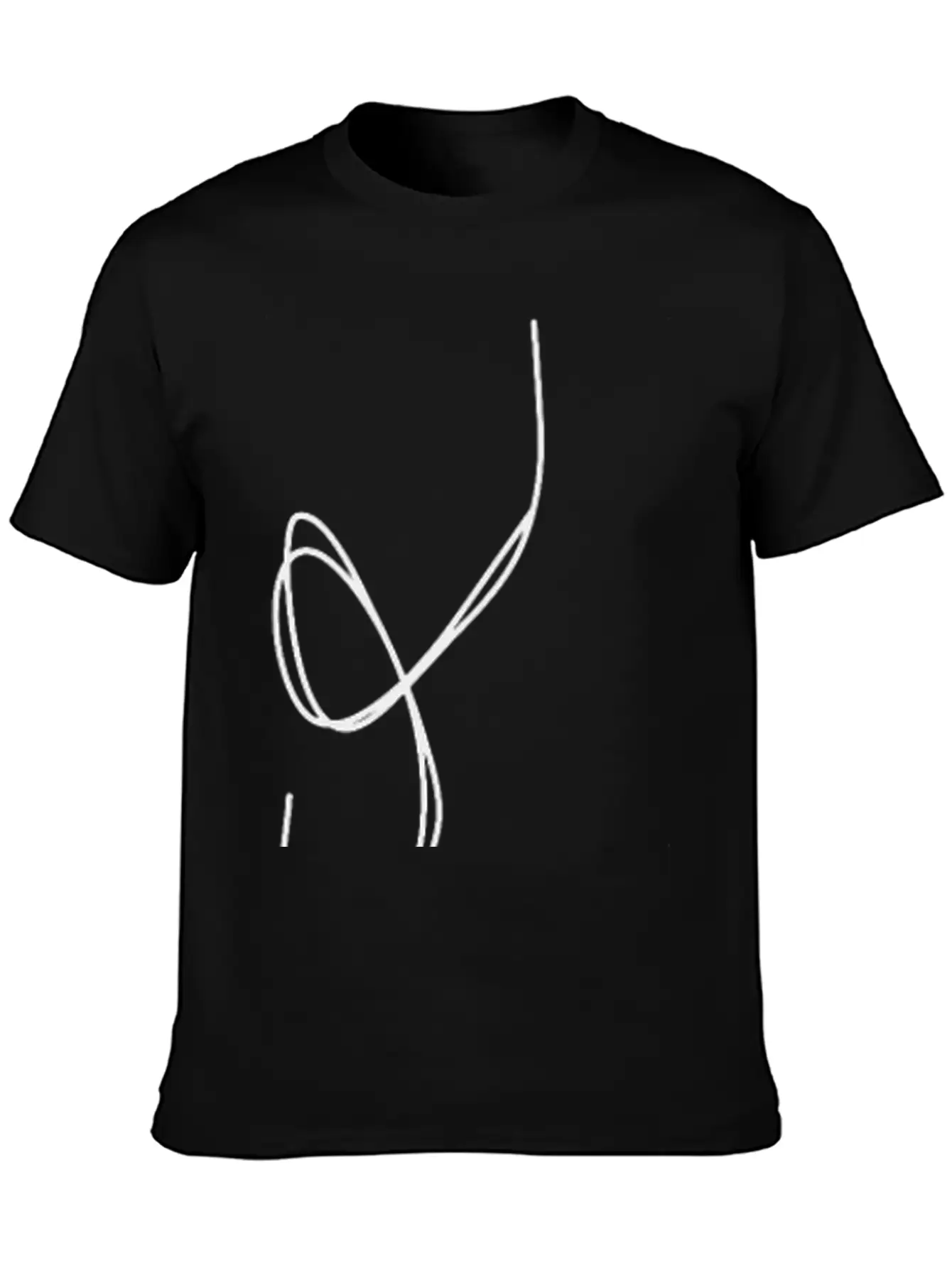 One Line Face Basic Graphic T-Shirt – Daily Comfort In Soft Cotton