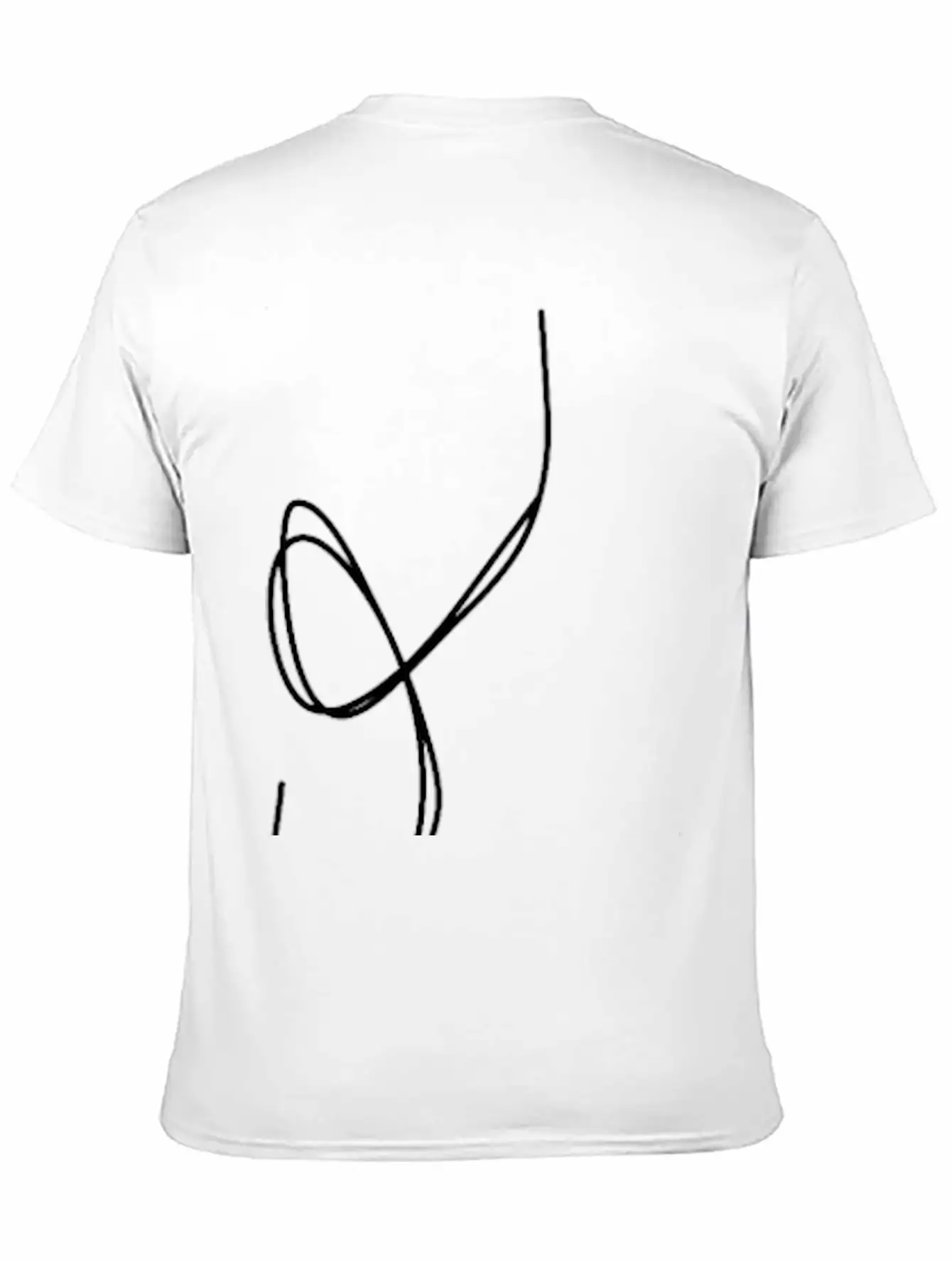 One Line Face Basic Graphic T-Shirt – Daily Comfort In Soft Cotton