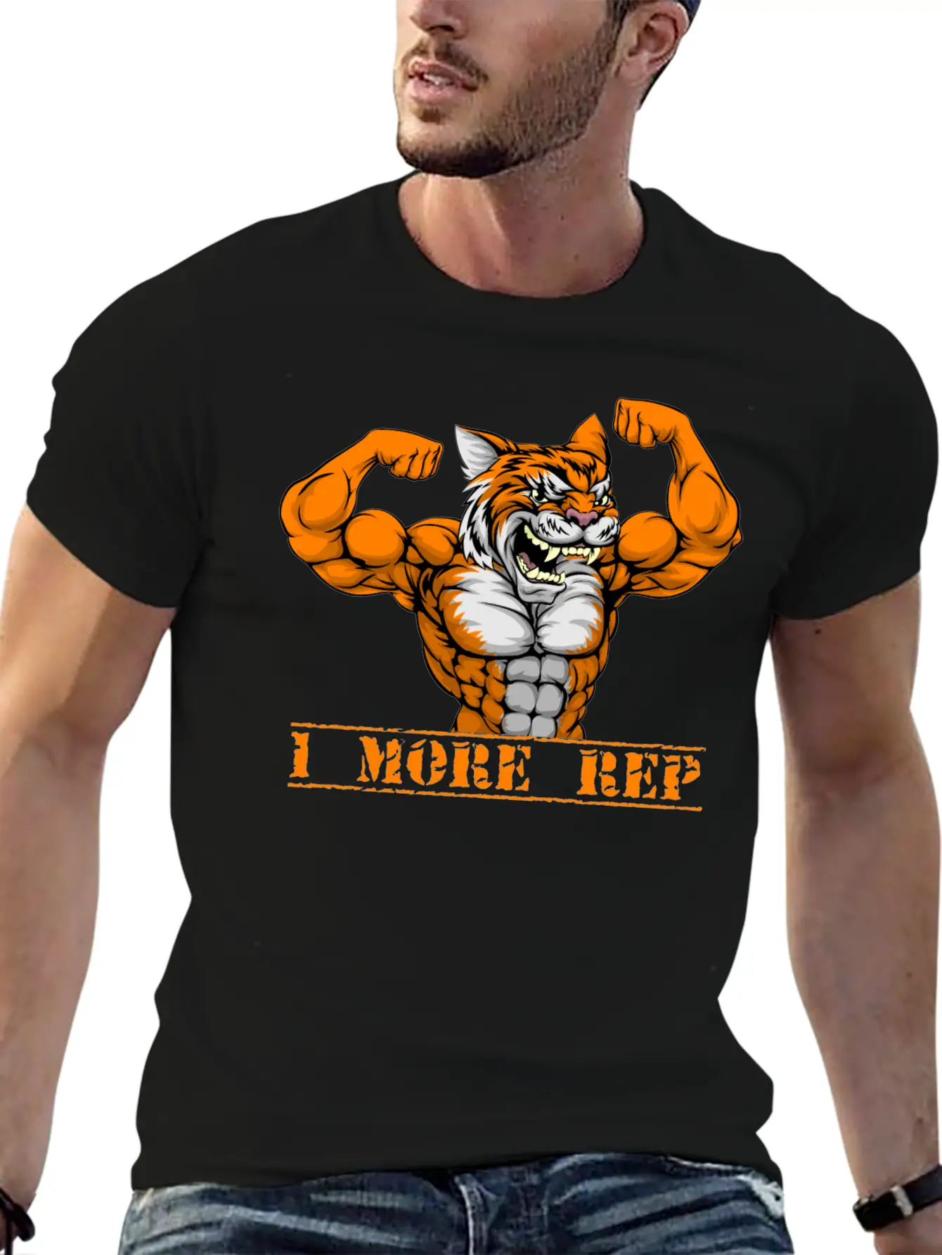 One More Rep, One More Repetition Modern Fit Casual T-Shirt – Clean And Versatile Design