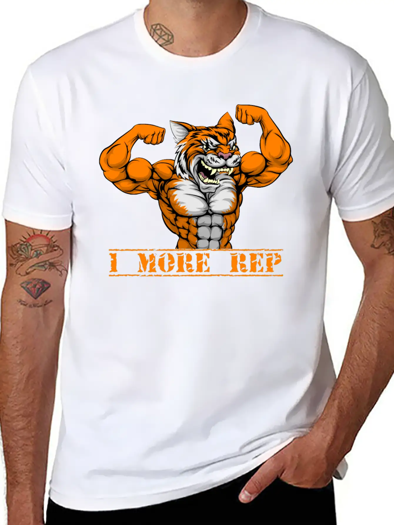 One More Rep, One More Repetition Modern Fit Casual T-Shirt – Clean And Versatile Design