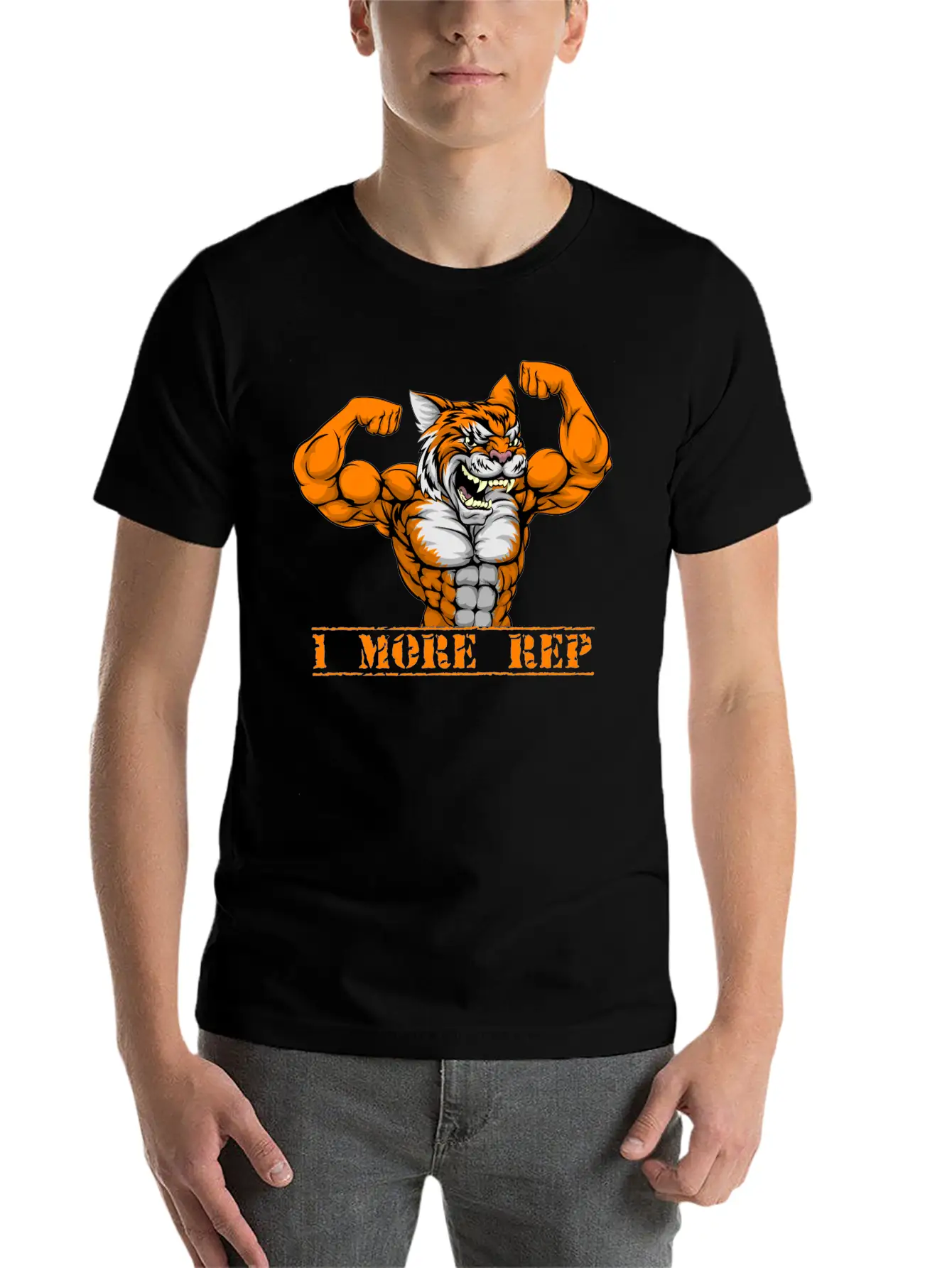 One More Rep, One More Repetition Modern Fit Casual T-Shirt – Clean And Versatile Design