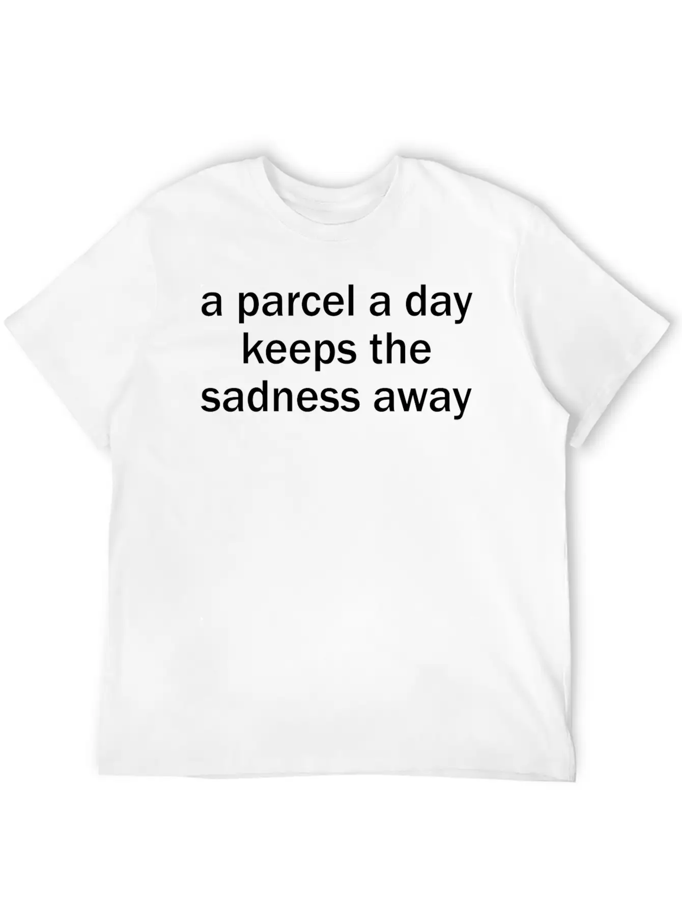 Online Shopper Addict Parcels Funny Meme Quote Unisex Casual T-Shirt – Clean Design For Daily Comfort