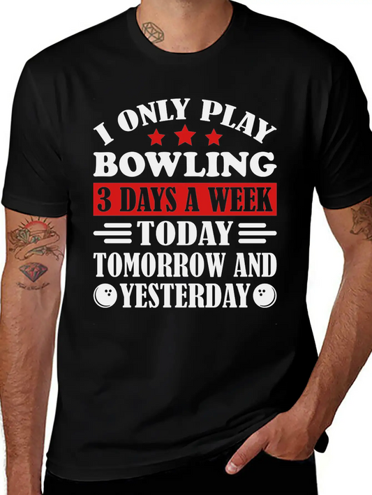 Only Play Bowling Modern Fit Casual T-Shirt – Clean And Versatile Design